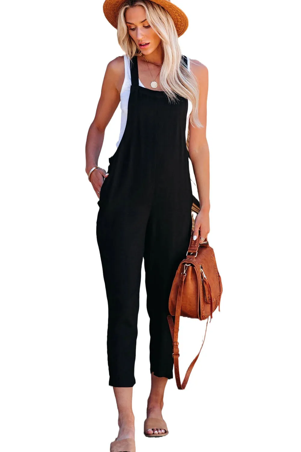 Adjustable Strap Jumpsuit