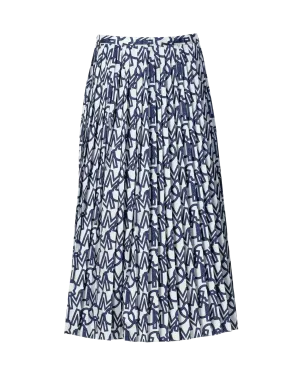 Anagram Printed Midi Skirt