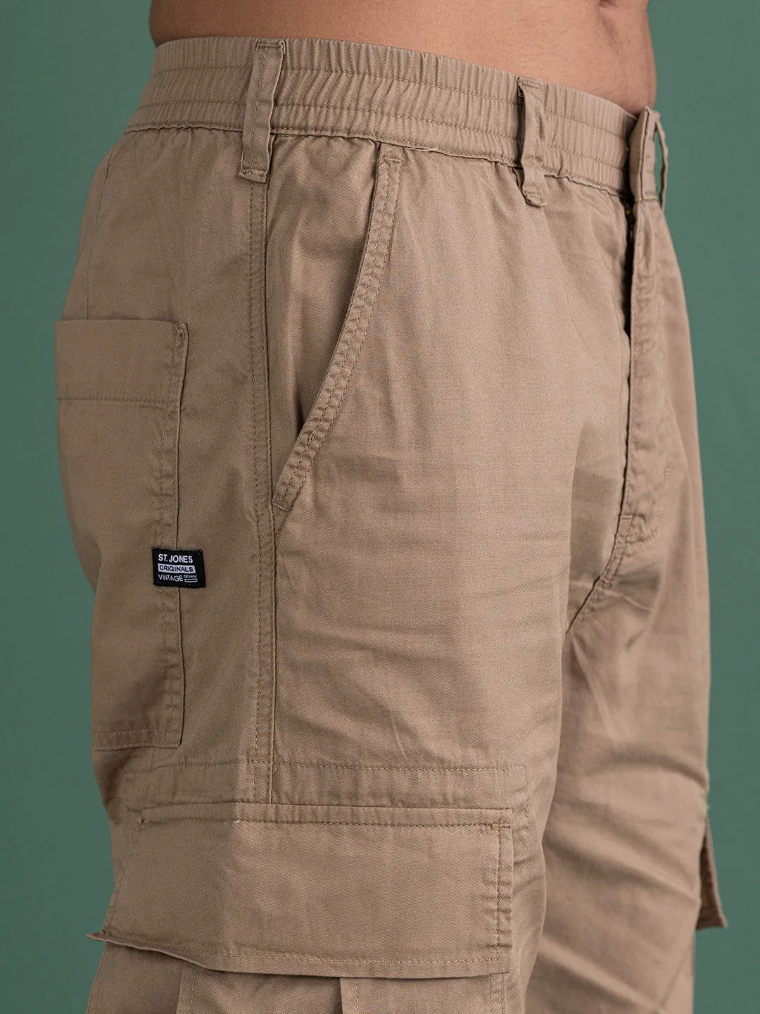 BAGGY UTILITY LIGHT WEIGHT CARGO BEIGE.