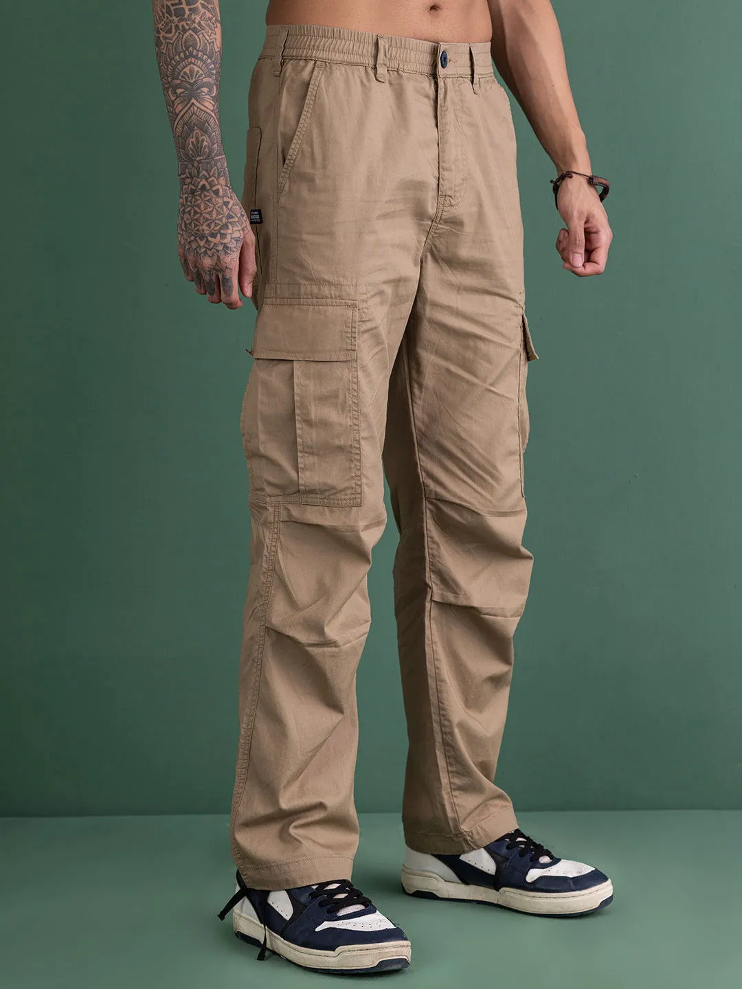 BAGGY UTILITY LIGHT WEIGHT CARGO BEIGE.