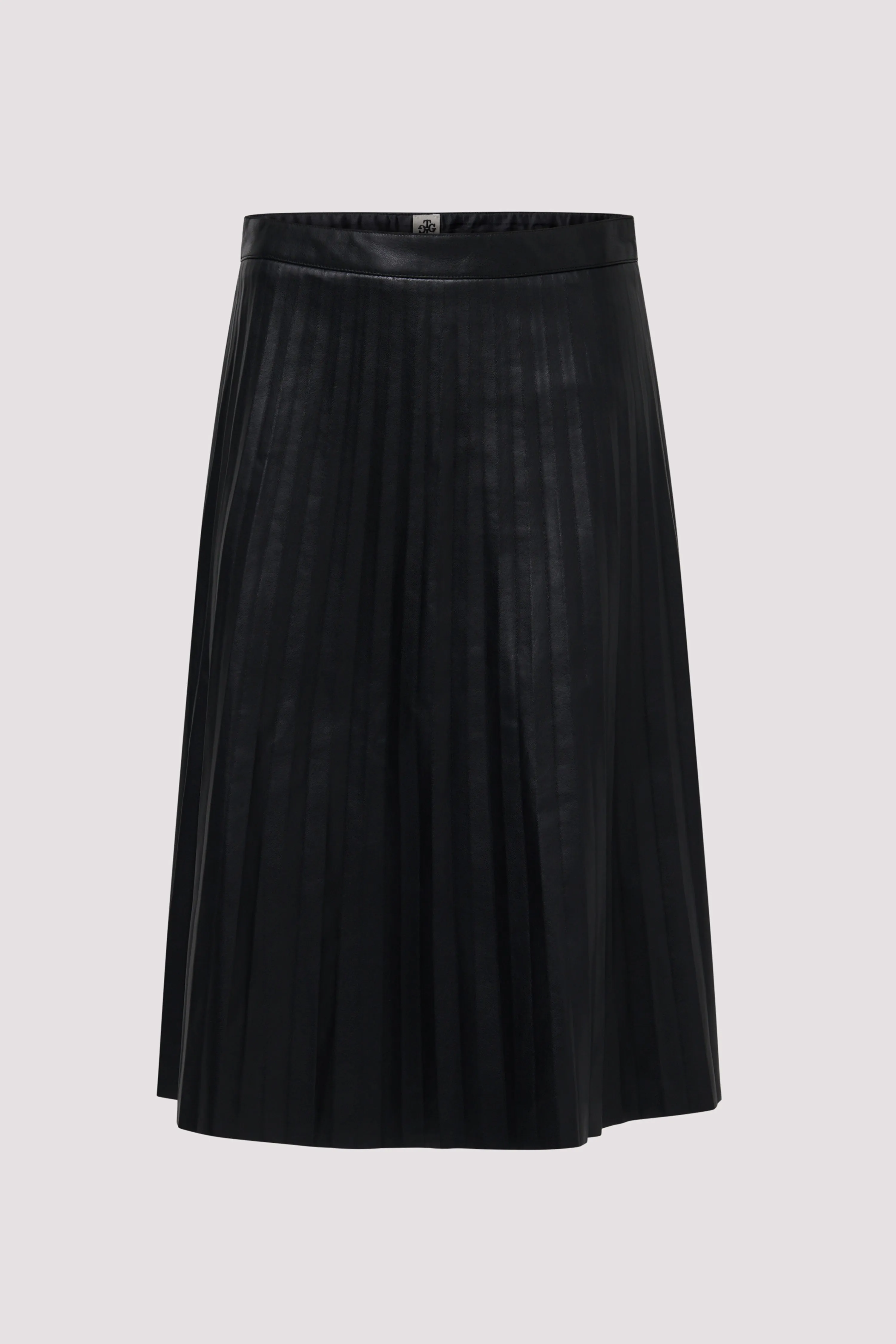 Black Brooklyn Plissé Skirt