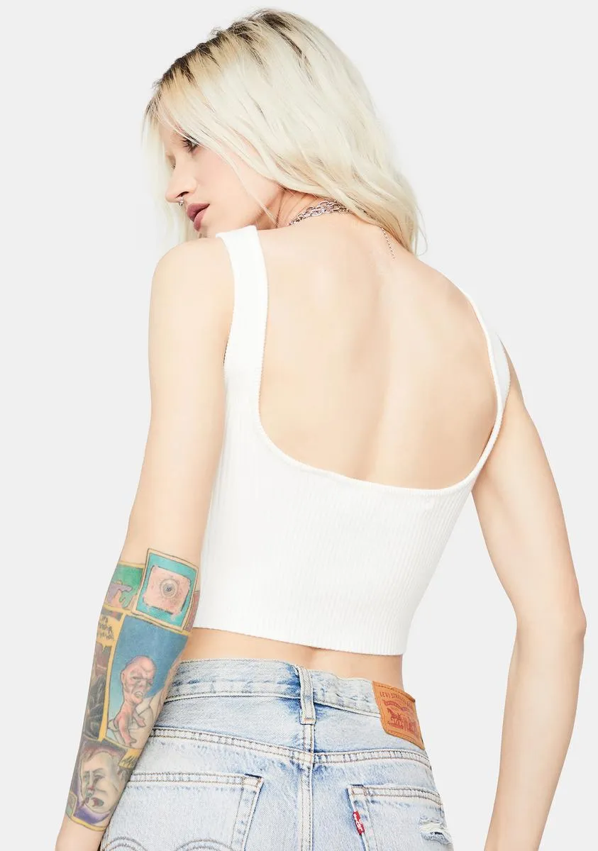 Bliss Peaceful Lies Ribbed Knit Top