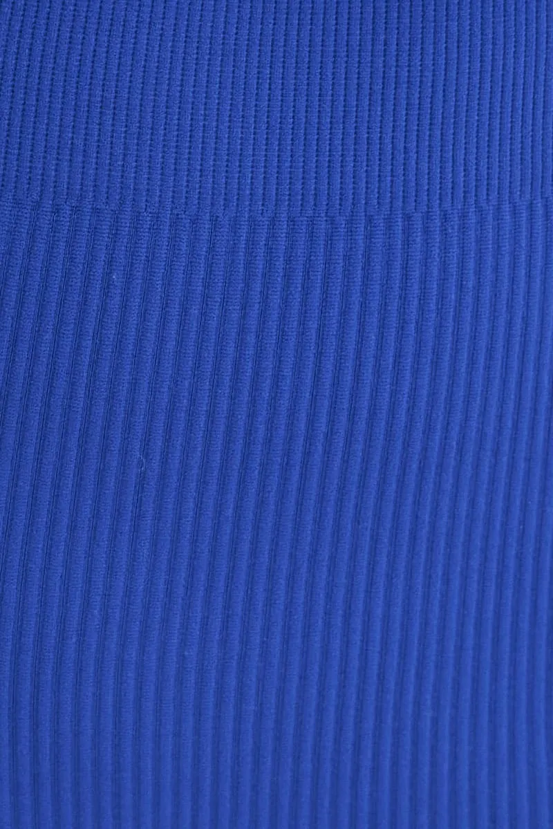Blue Leggings Seamless Activewear