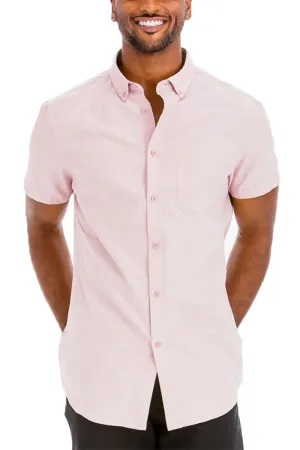 Casual Classic Short Sleeve Button-Up Shirt for Effortless Everyday Style
