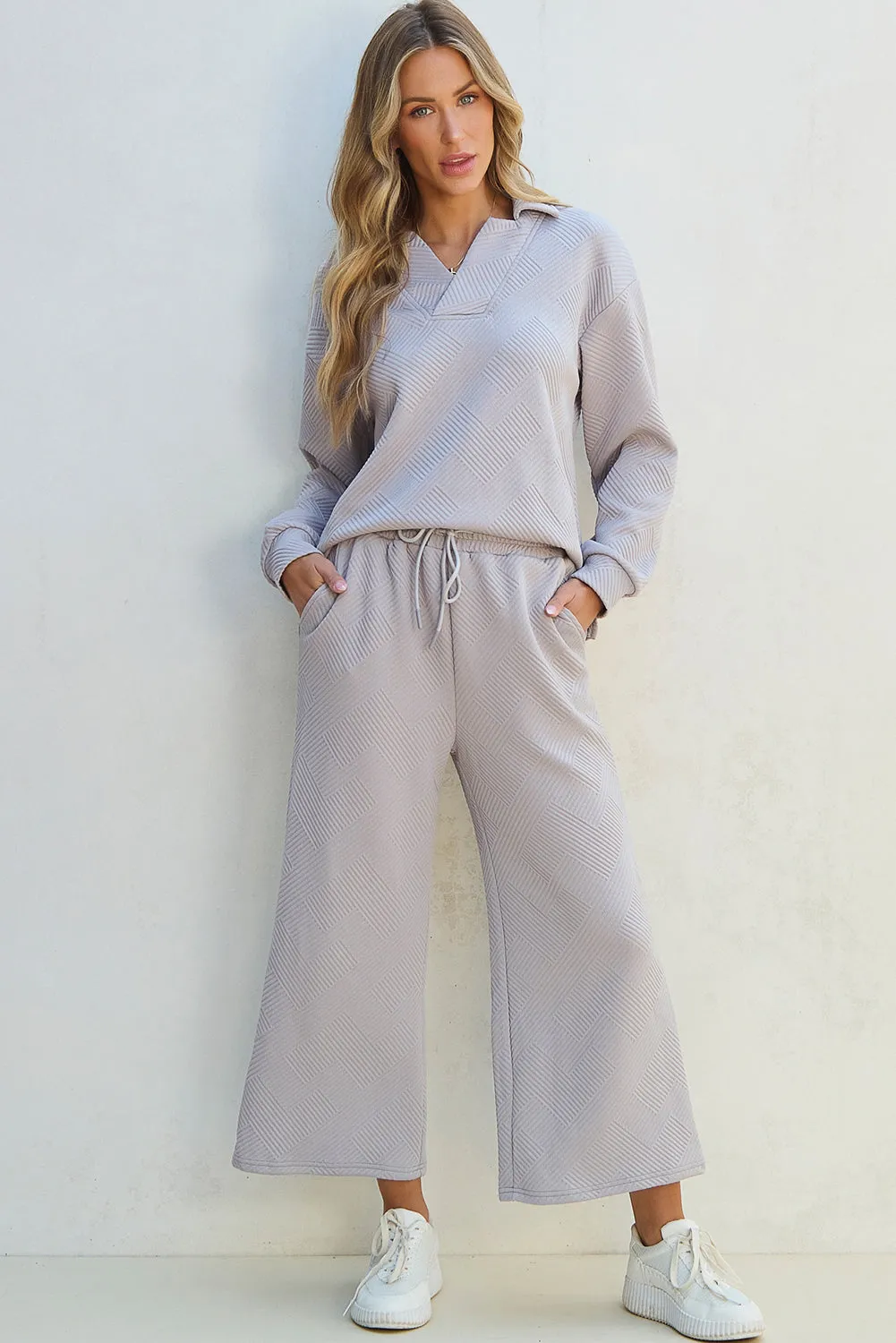 Casual Knitted Two-Piece Set