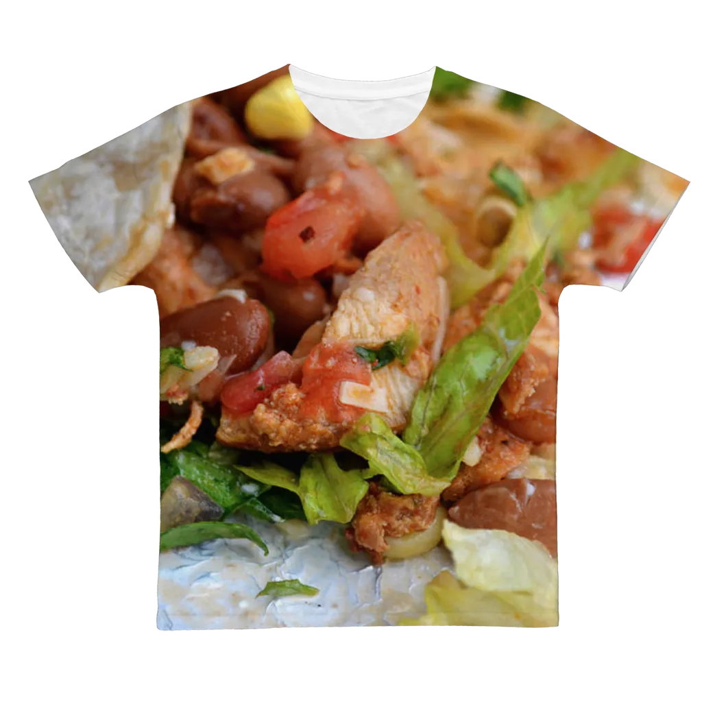 Chicken Burrito Classic Sublimation Adult T-Shirt