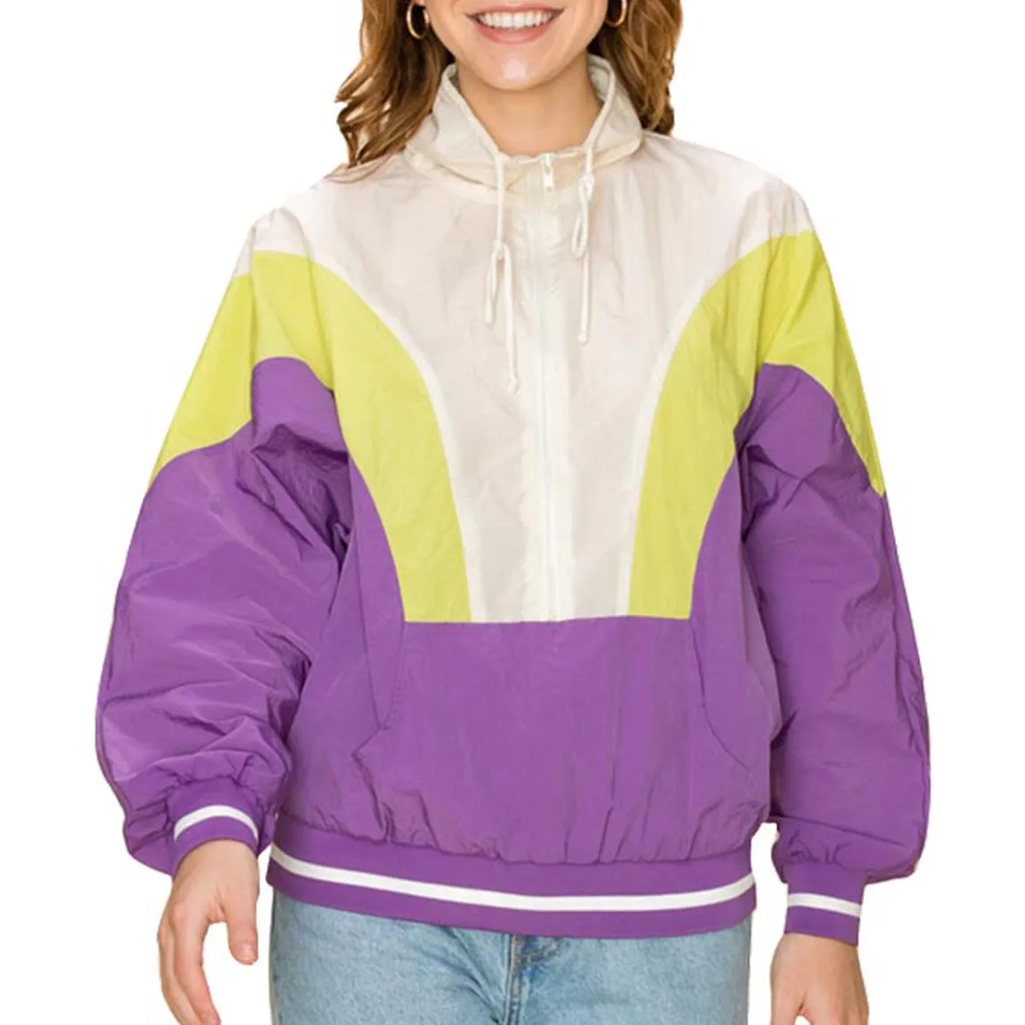 Color Block Windbreaker