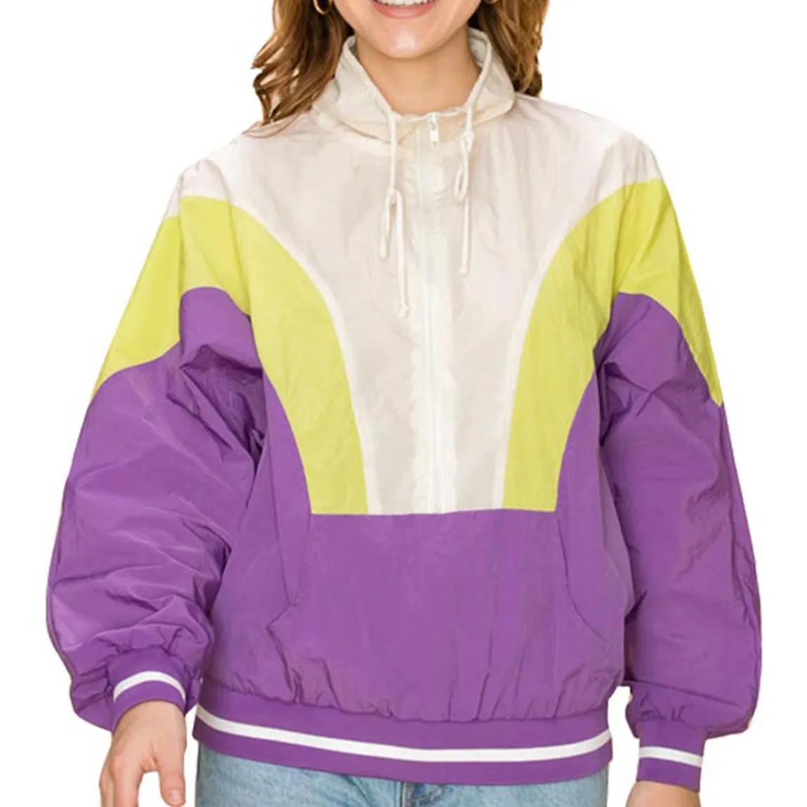 Color Block Windbreaker