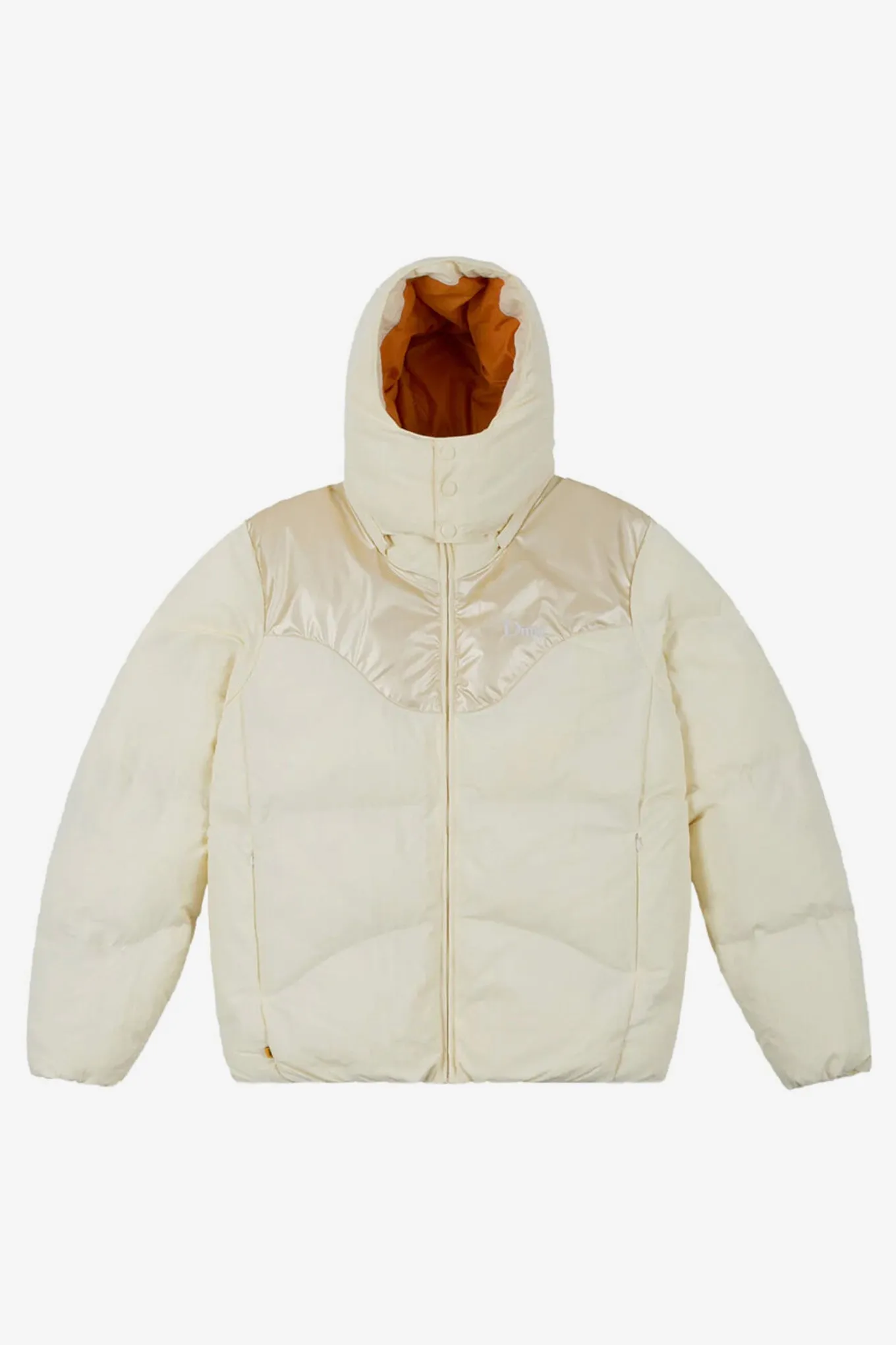CONTRAST PUFFER JACKET OFF