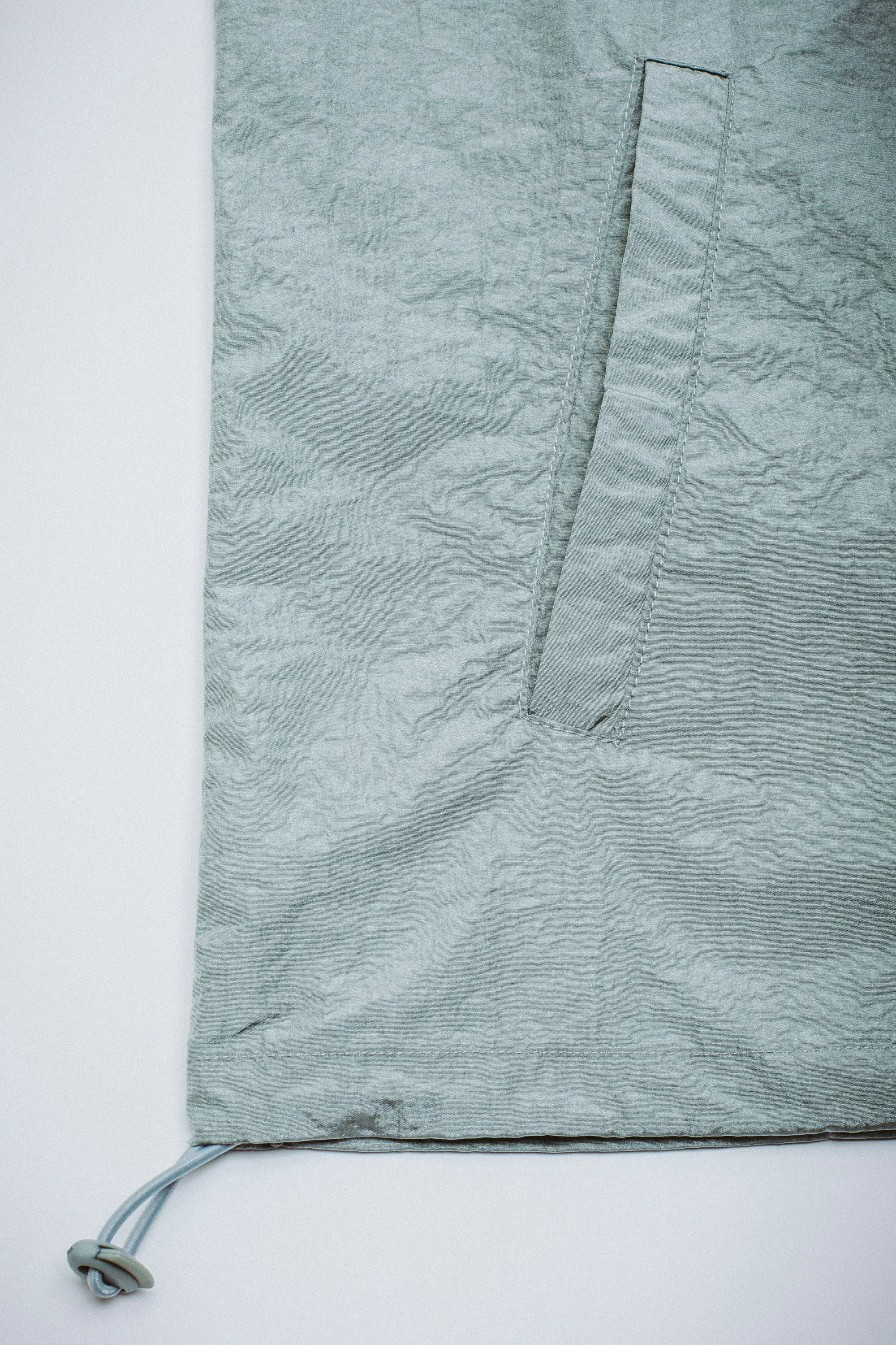 Crinkle Nylon Anorak