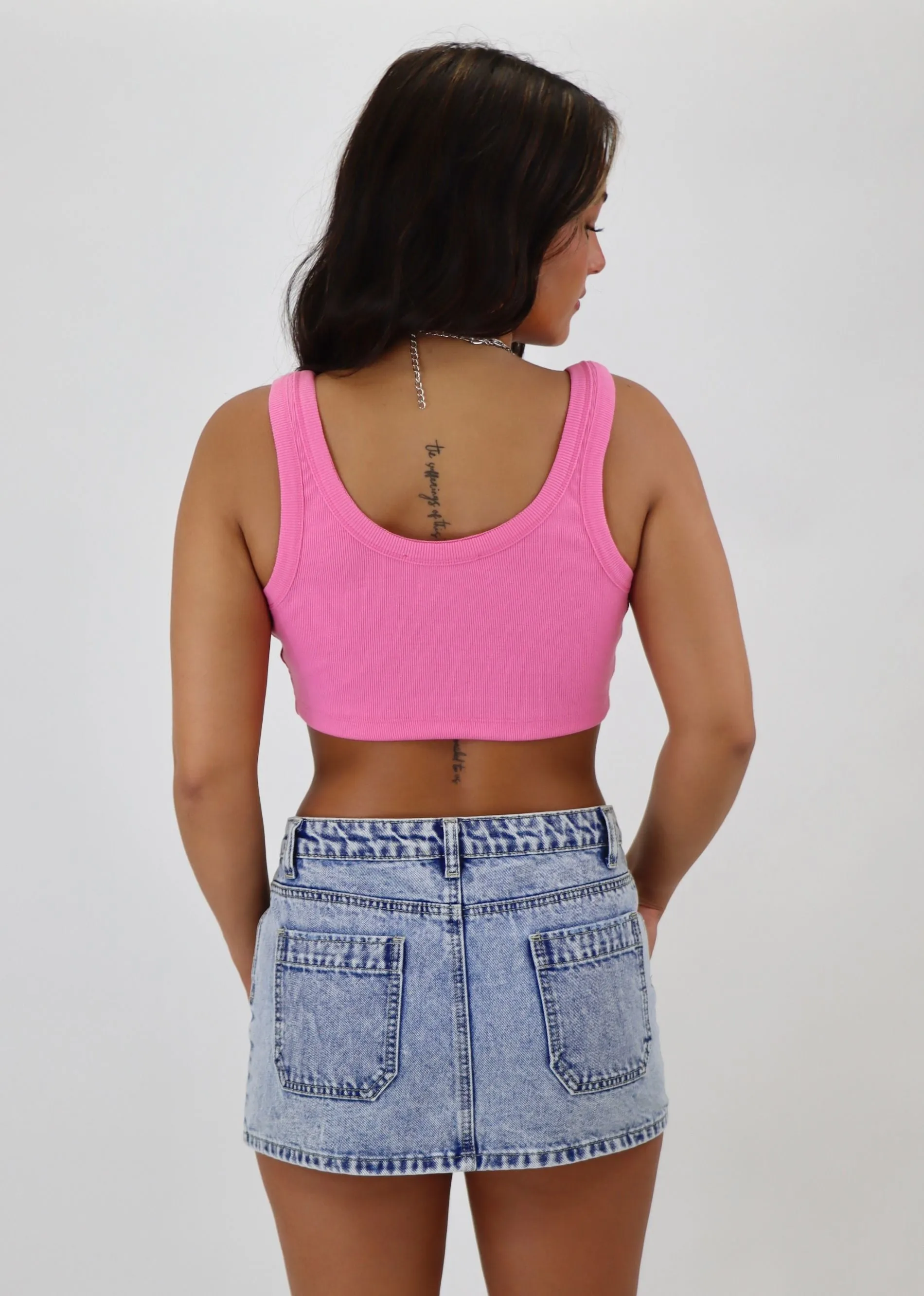 Doin' Time Tank ★ Pink