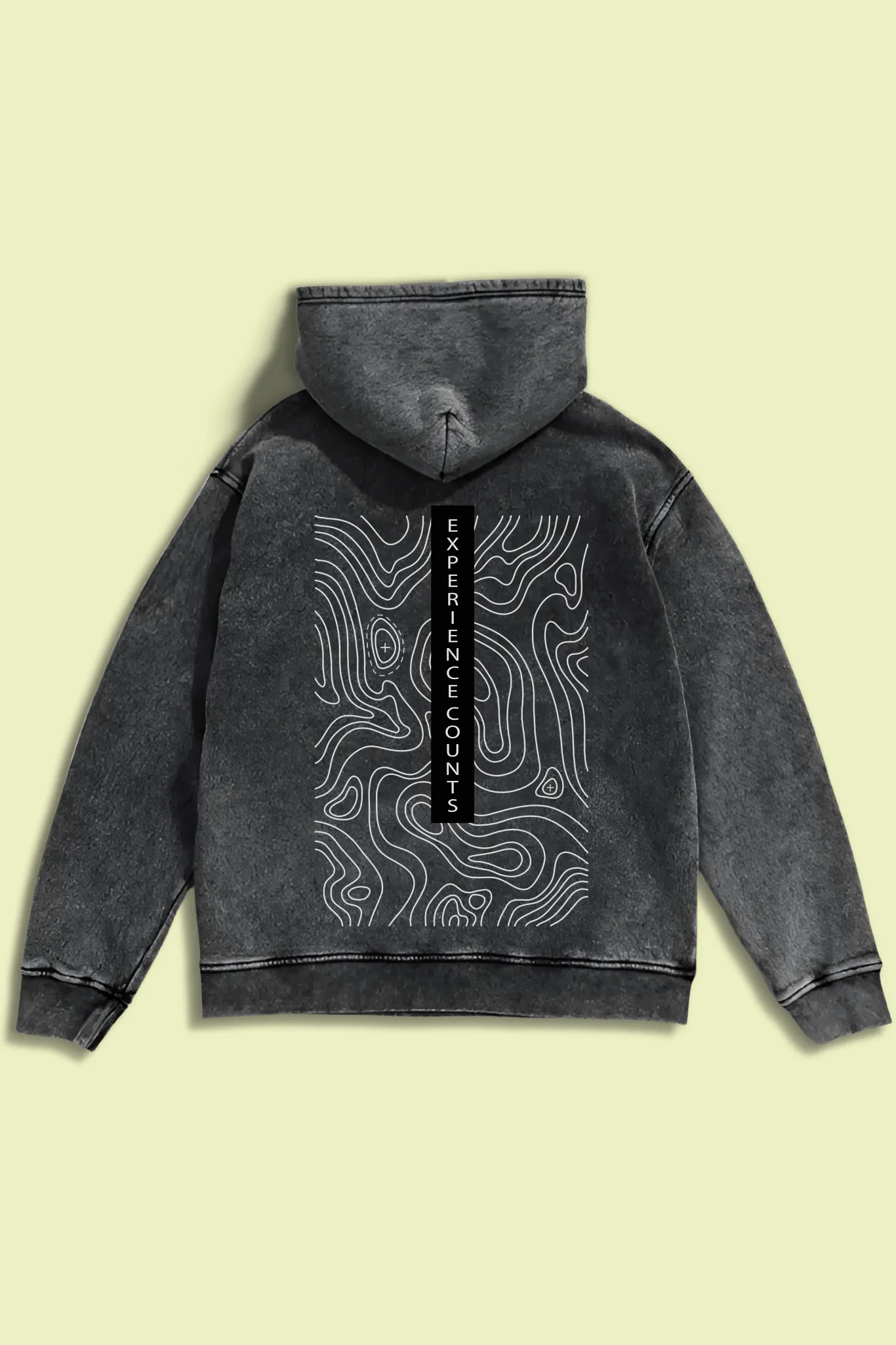 Experience Counts Acid Wash Hoodie
