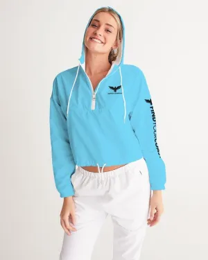 FIND YOUR COAST APPAREL - Original Women's Supply Company Water Resistant Lightweight Cropped Windbreaker