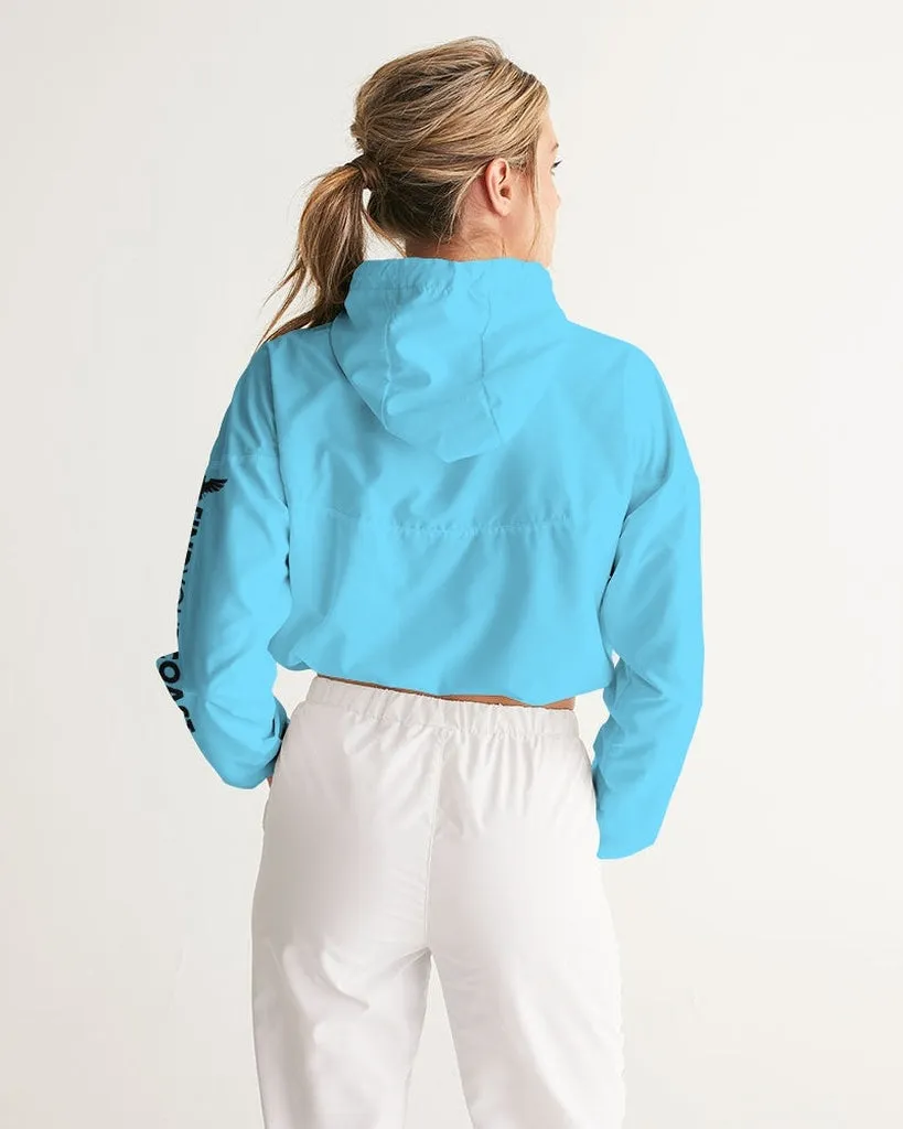 FIND YOUR COAST APPAREL - Original Women's Supply Company Water Resistant Lightweight Cropped Windbreaker