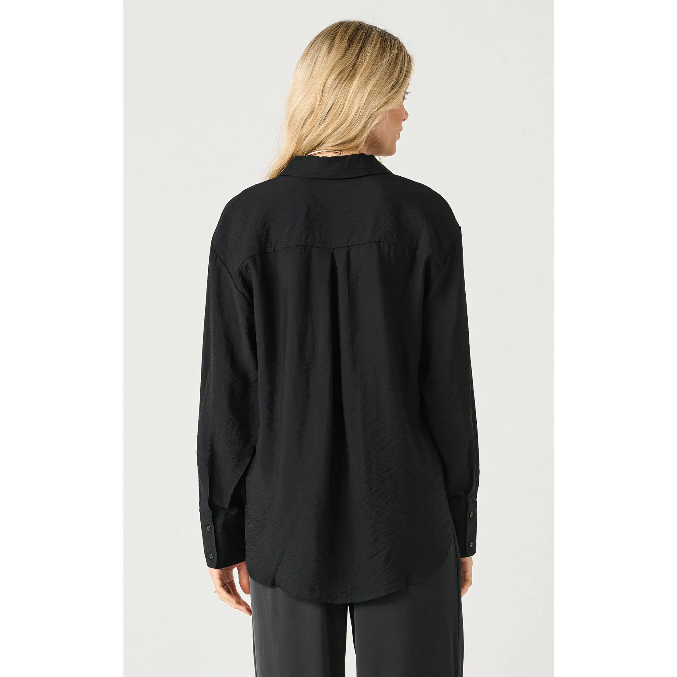 FLOWY SATIN BLOUSE