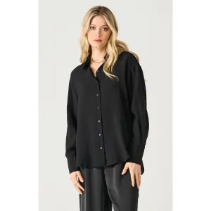 FLOWY SATIN BLOUSE