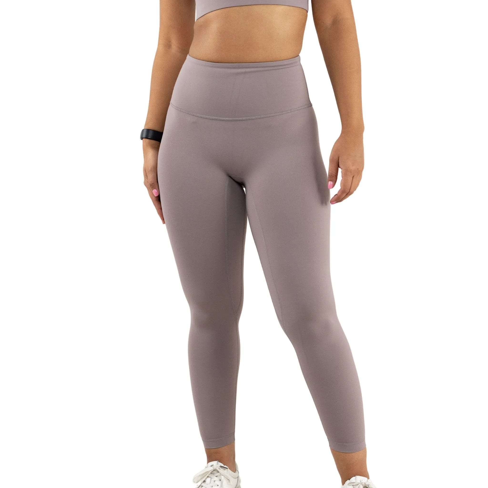 HIGH WAIST SEAMLESS  LEGGINGS - CELESTE