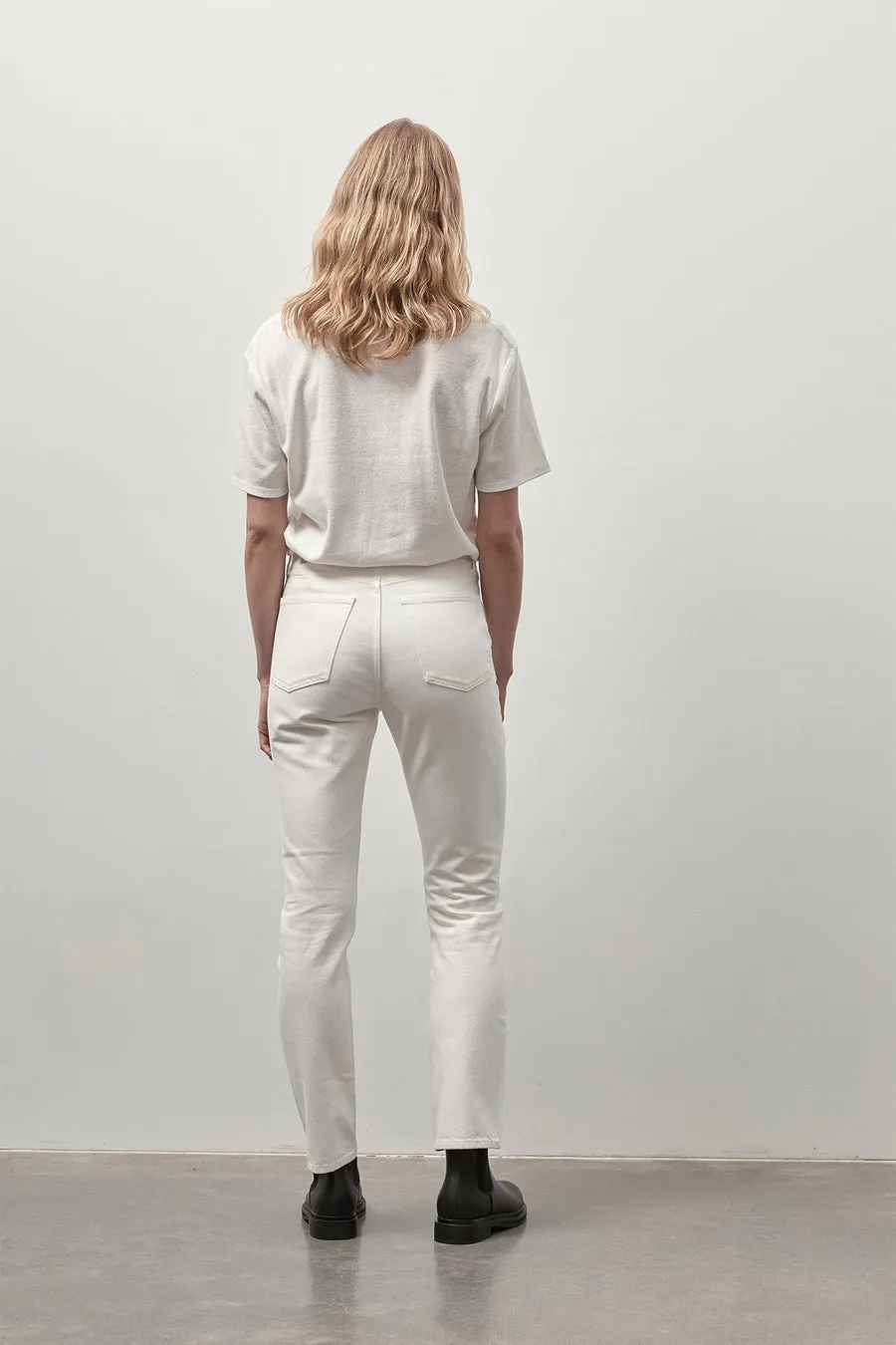 High Waist Straight Jeans