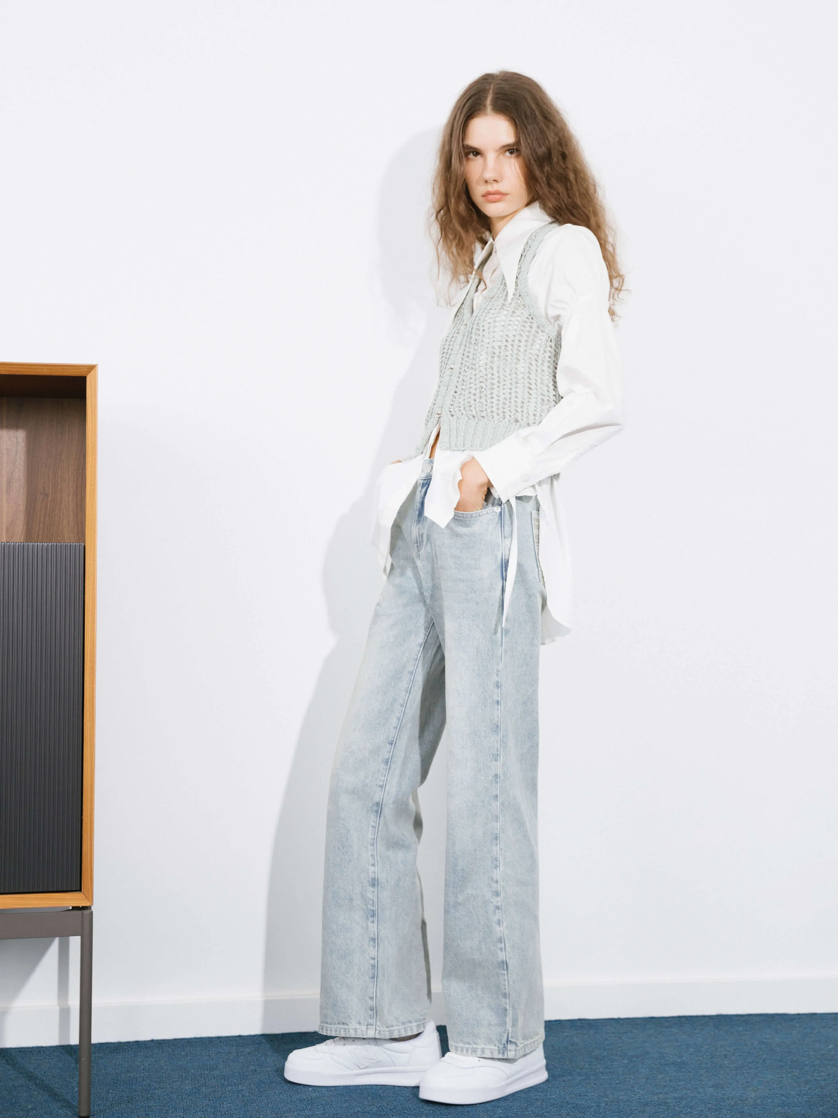 High Waisted Wide Leg Jeans