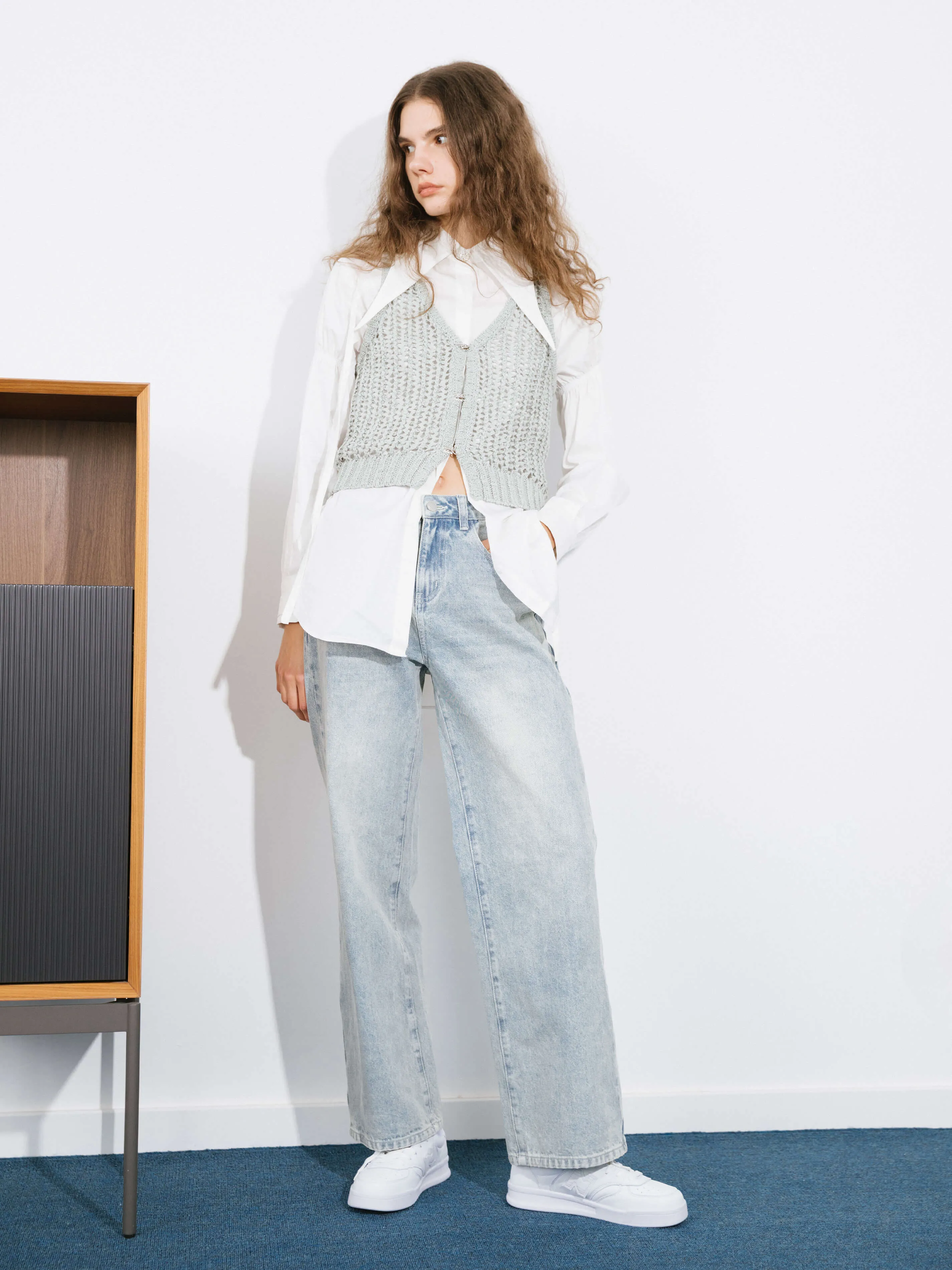 High Waisted Wide Leg Jeans