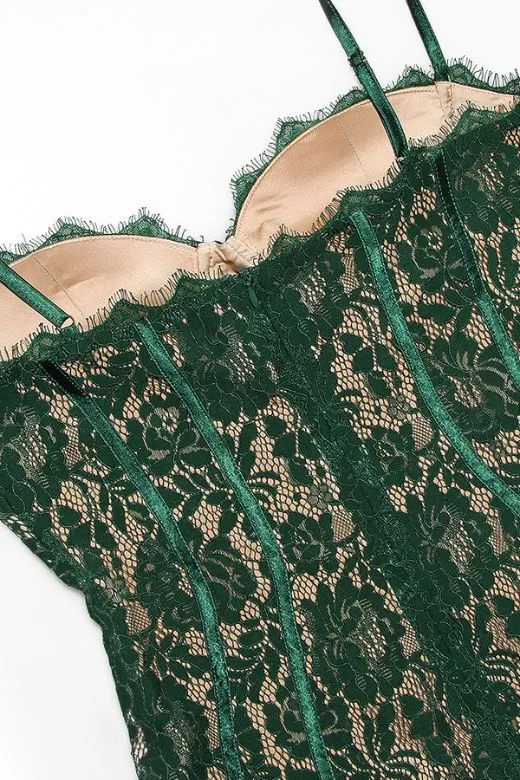 Honor Bodycon Midi Dress - Emerald Green