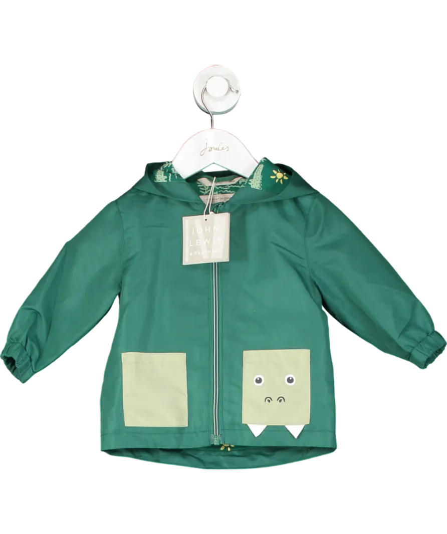 John Lewis Green Baby Crocodile Windbreaker 6-9 Months
