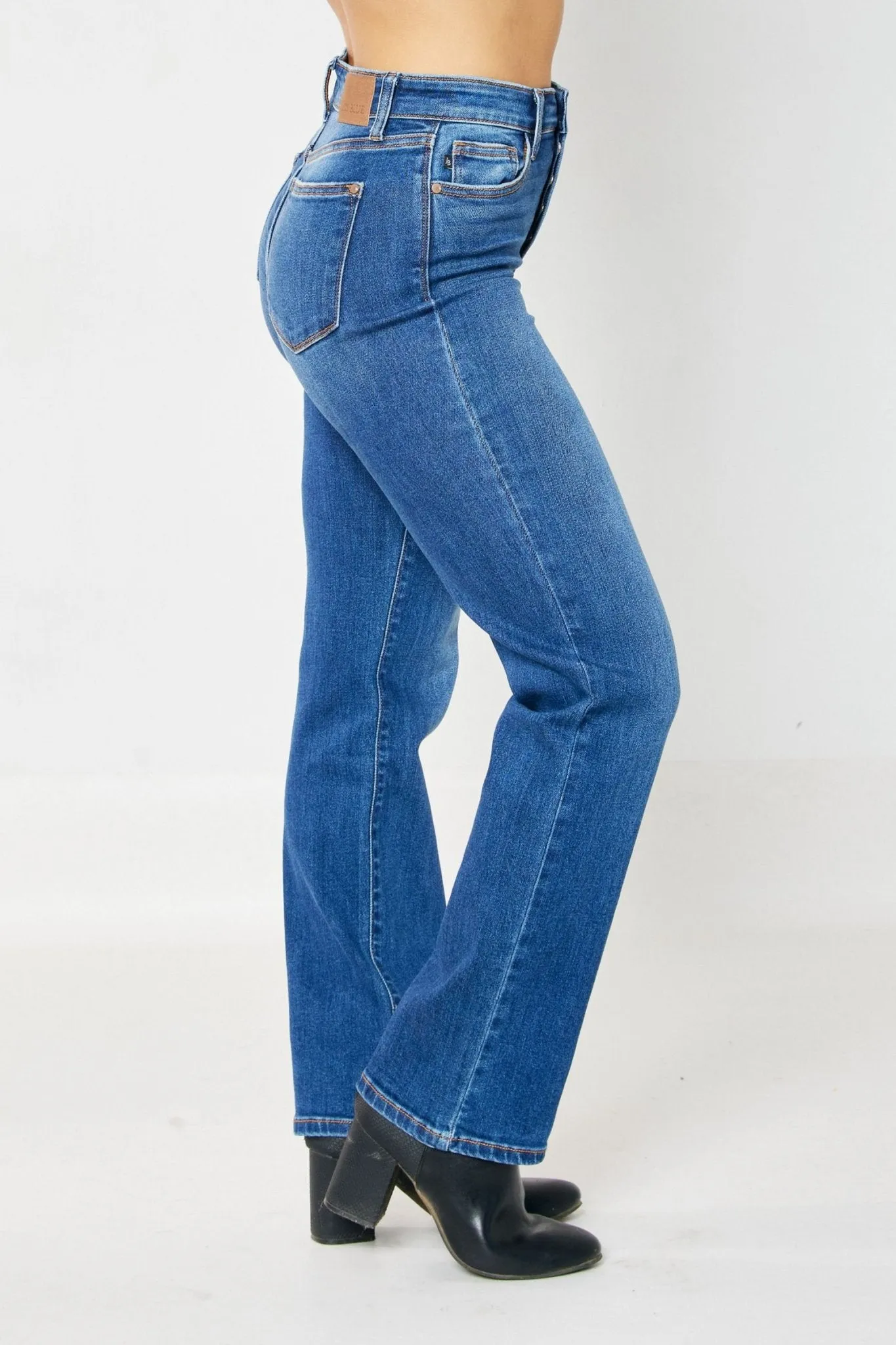 Judy Blue Ricki Hidden Button Fly Dad Jean