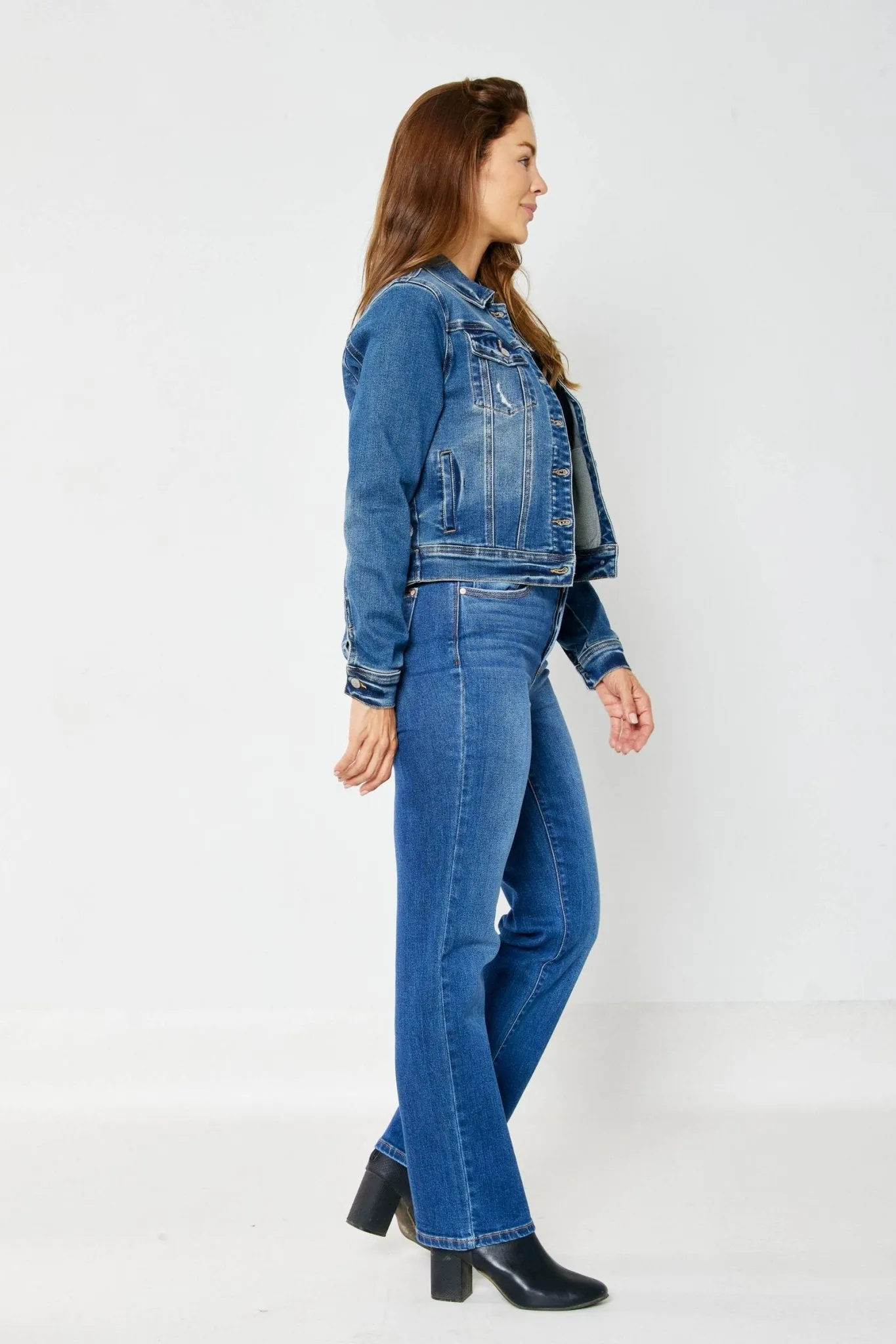 Judy Blue Ricki Hidden Button Fly Dad Jean