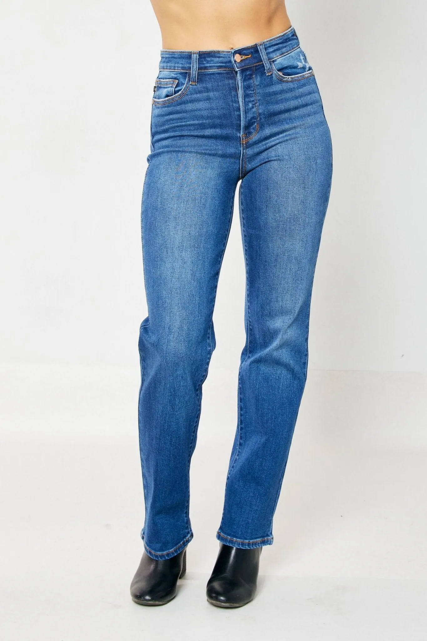 Judy Blue Ricki Hidden Button Fly Dad Jean