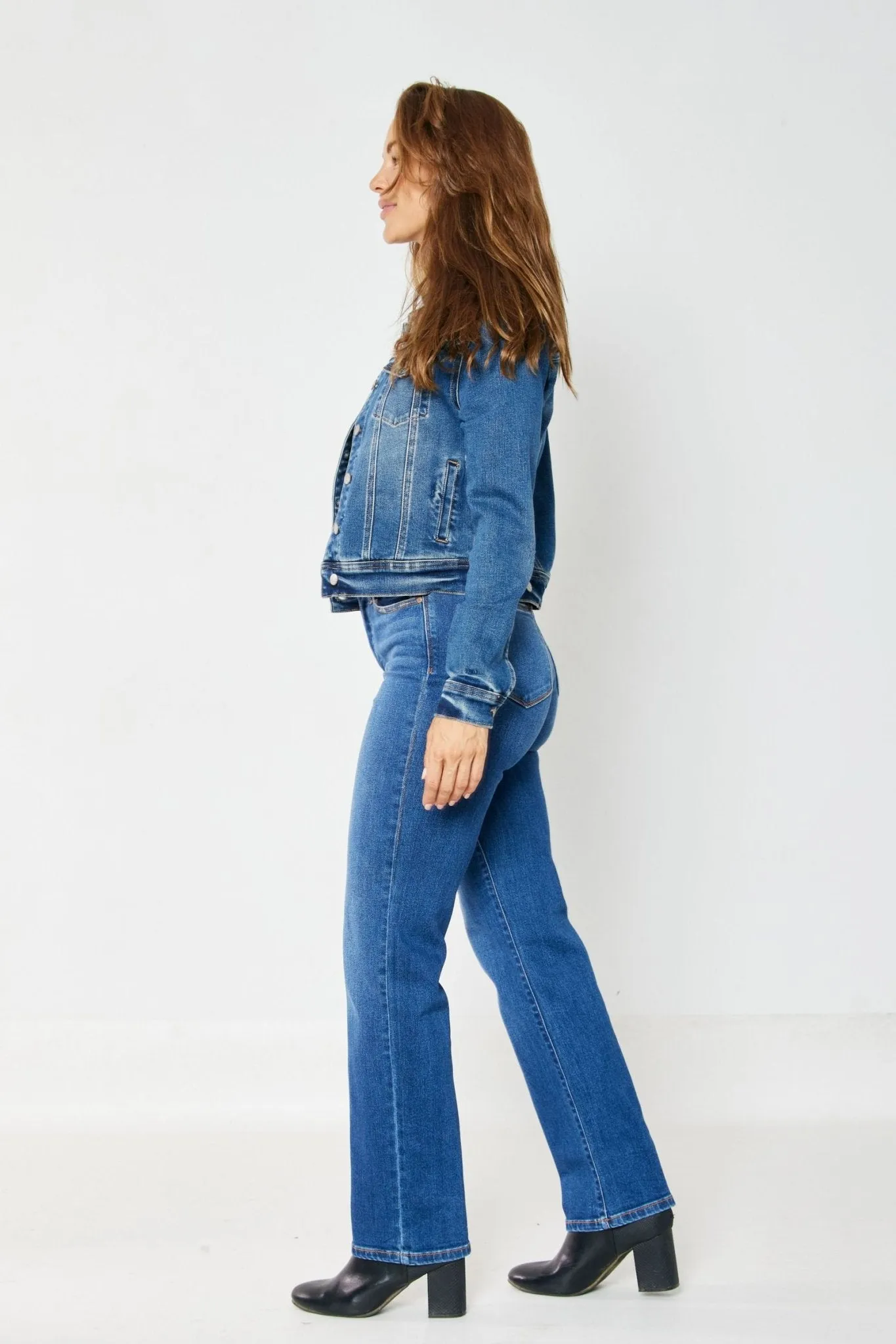 Judy Blue Ricki Hidden Button Fly Dad Jean