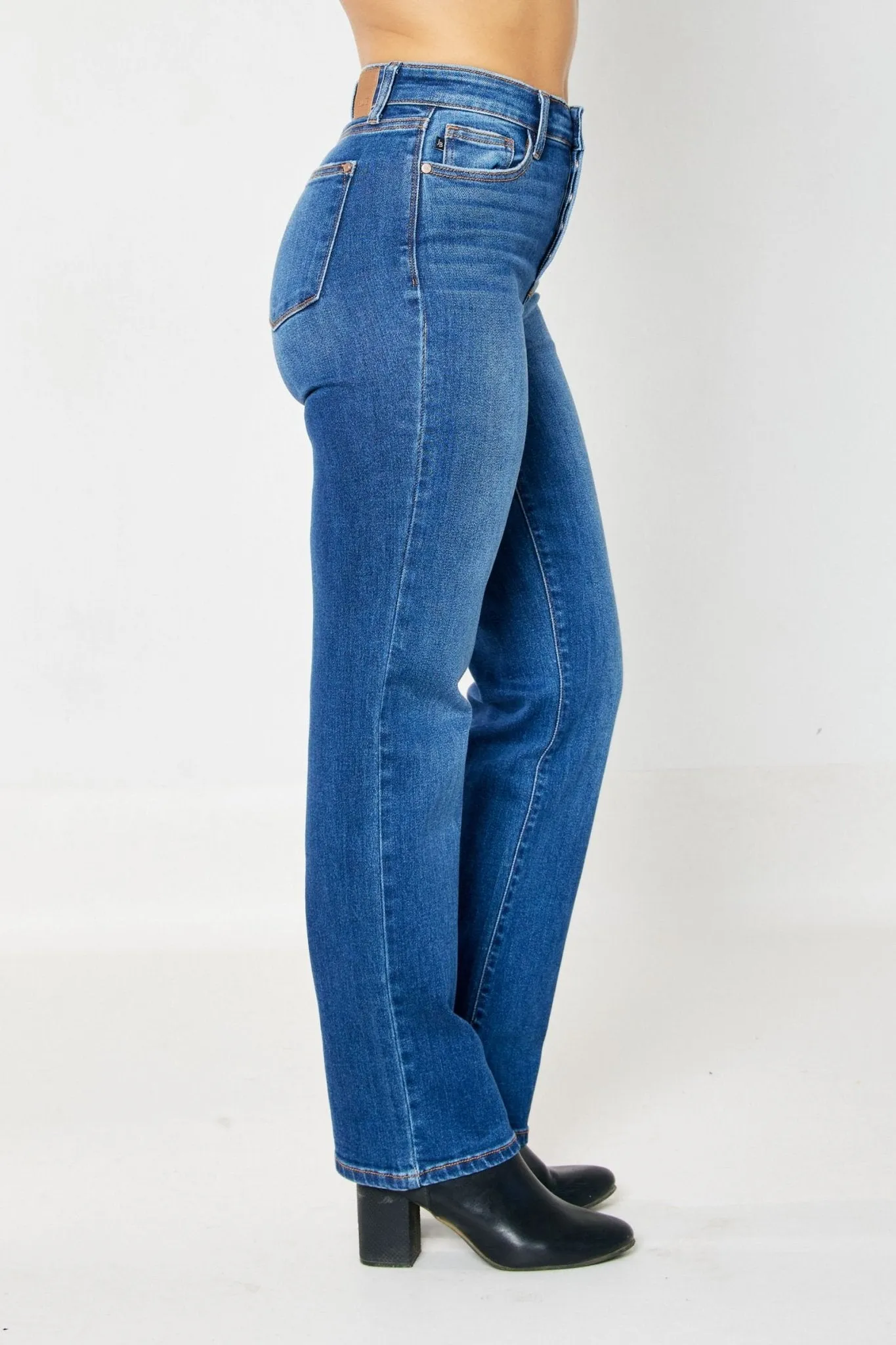 Judy Blue Ricki Hidden Button Fly Dad Jean