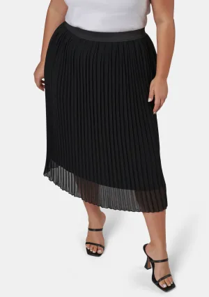 Kali Pleated Midi Skirt