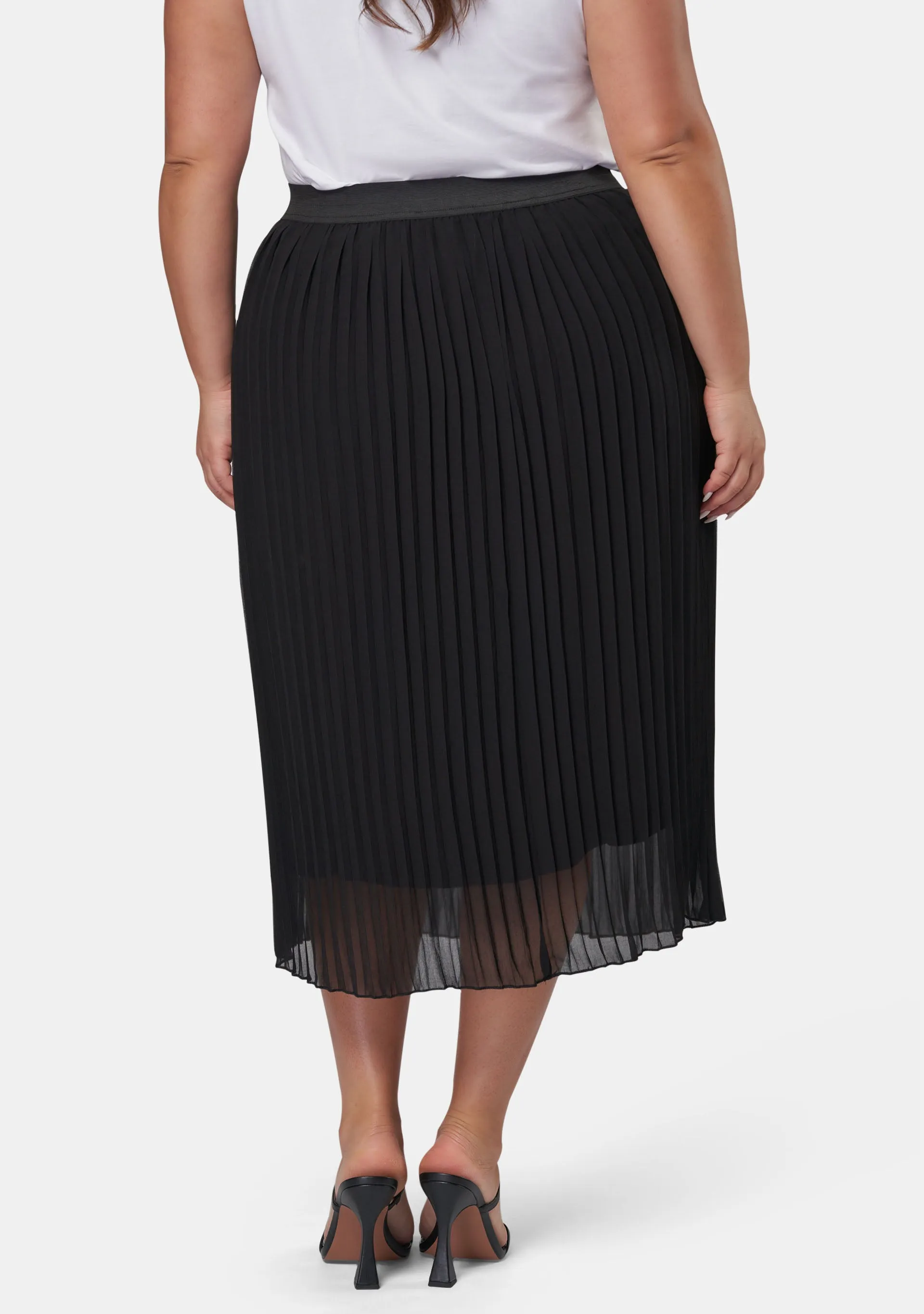 Kali Pleated Midi Skirt