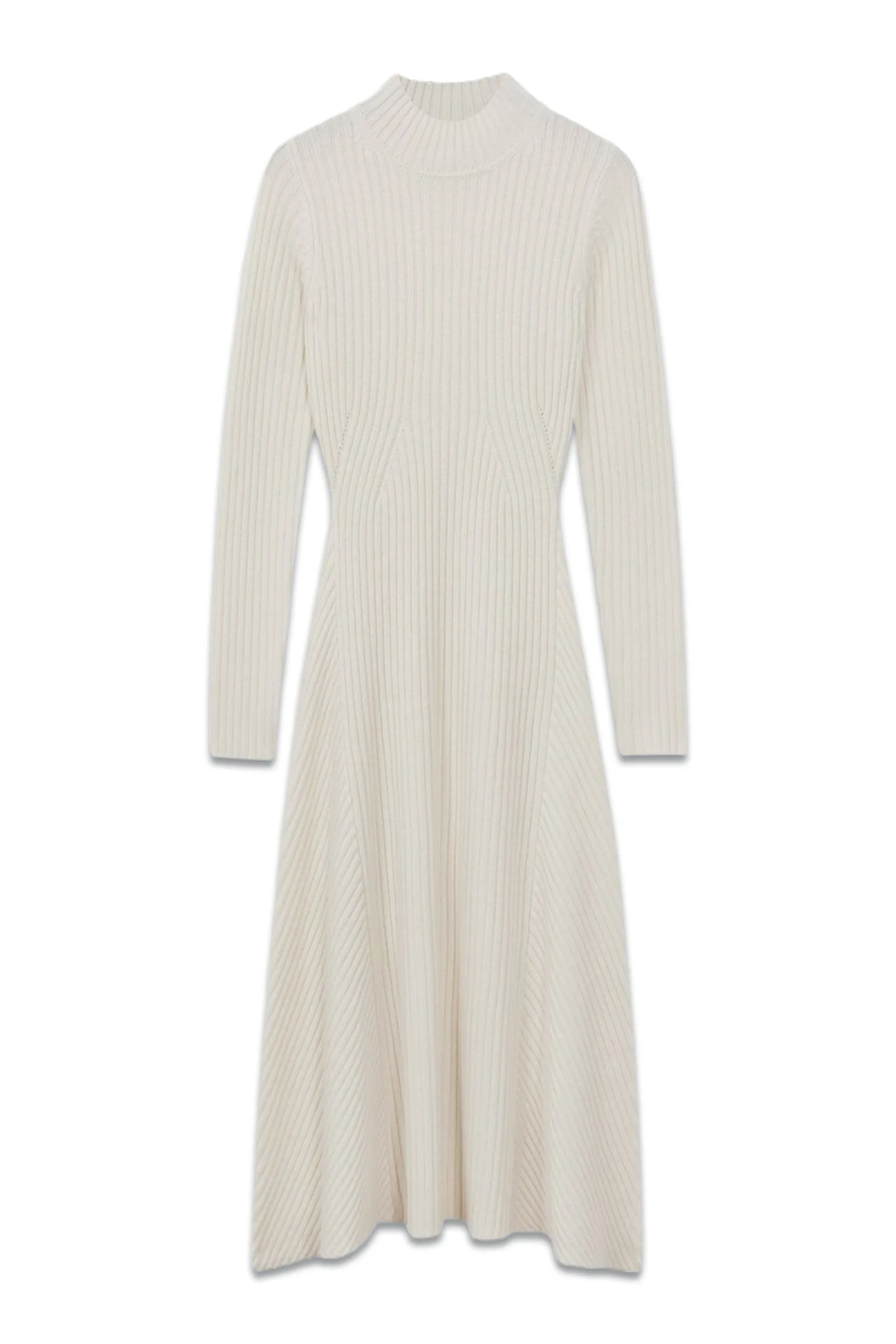 Kris Wool Blend Bodycon Midi Dress