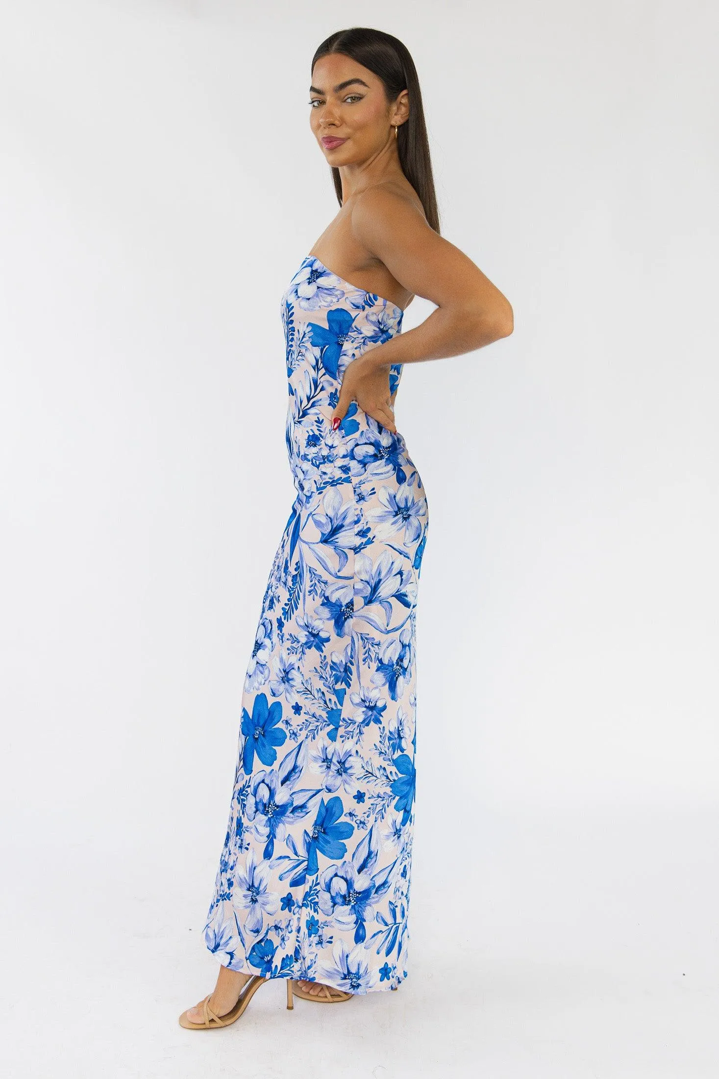 Lawson Blue Floral Maxi Dress - Final Sale