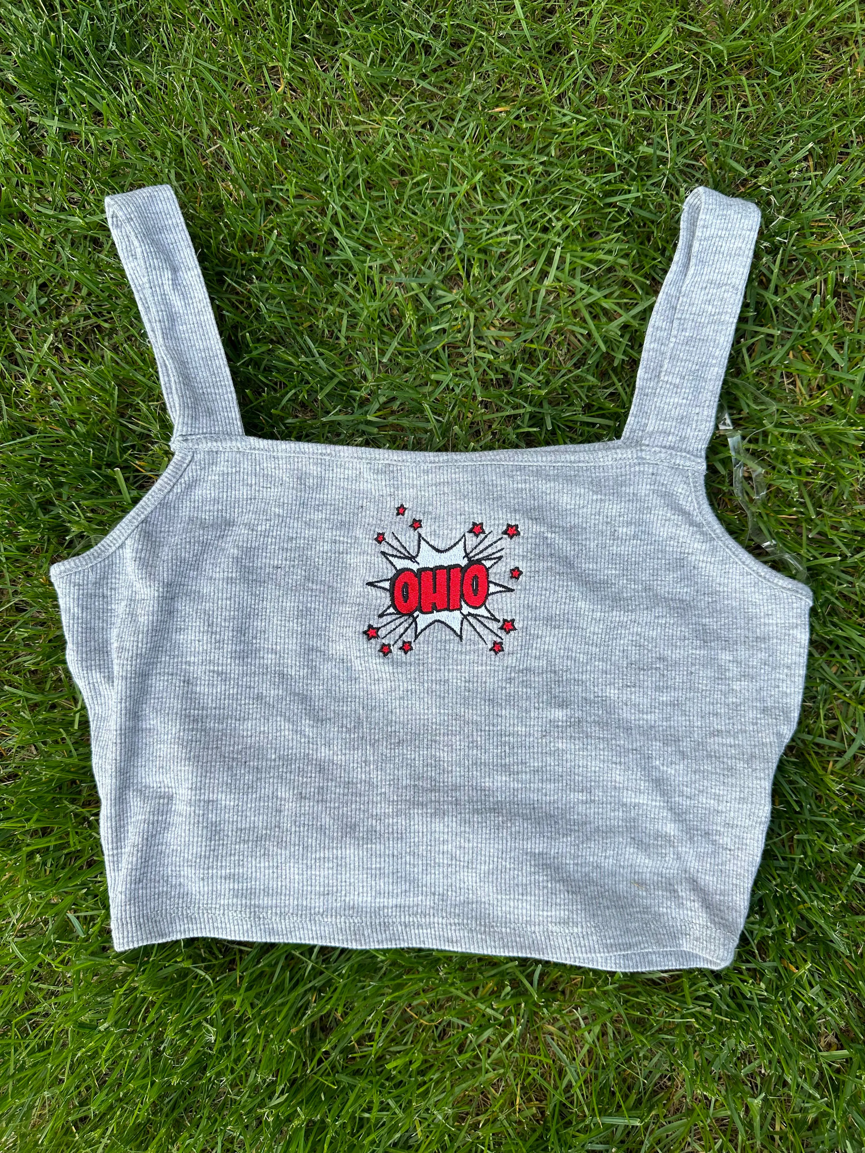 Ohio Burst Square Neck Tank