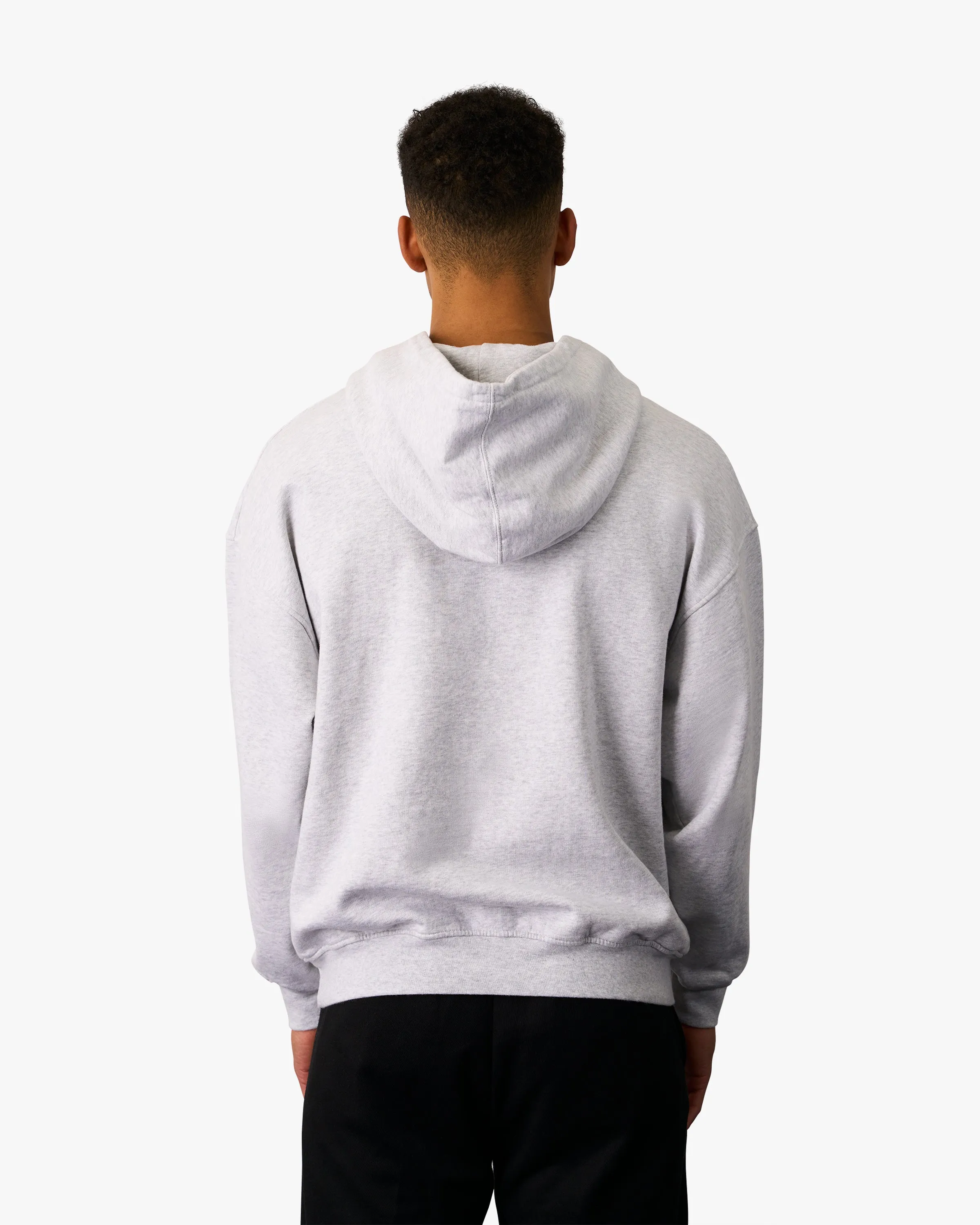 Organic Oversized Hood - Faded Black