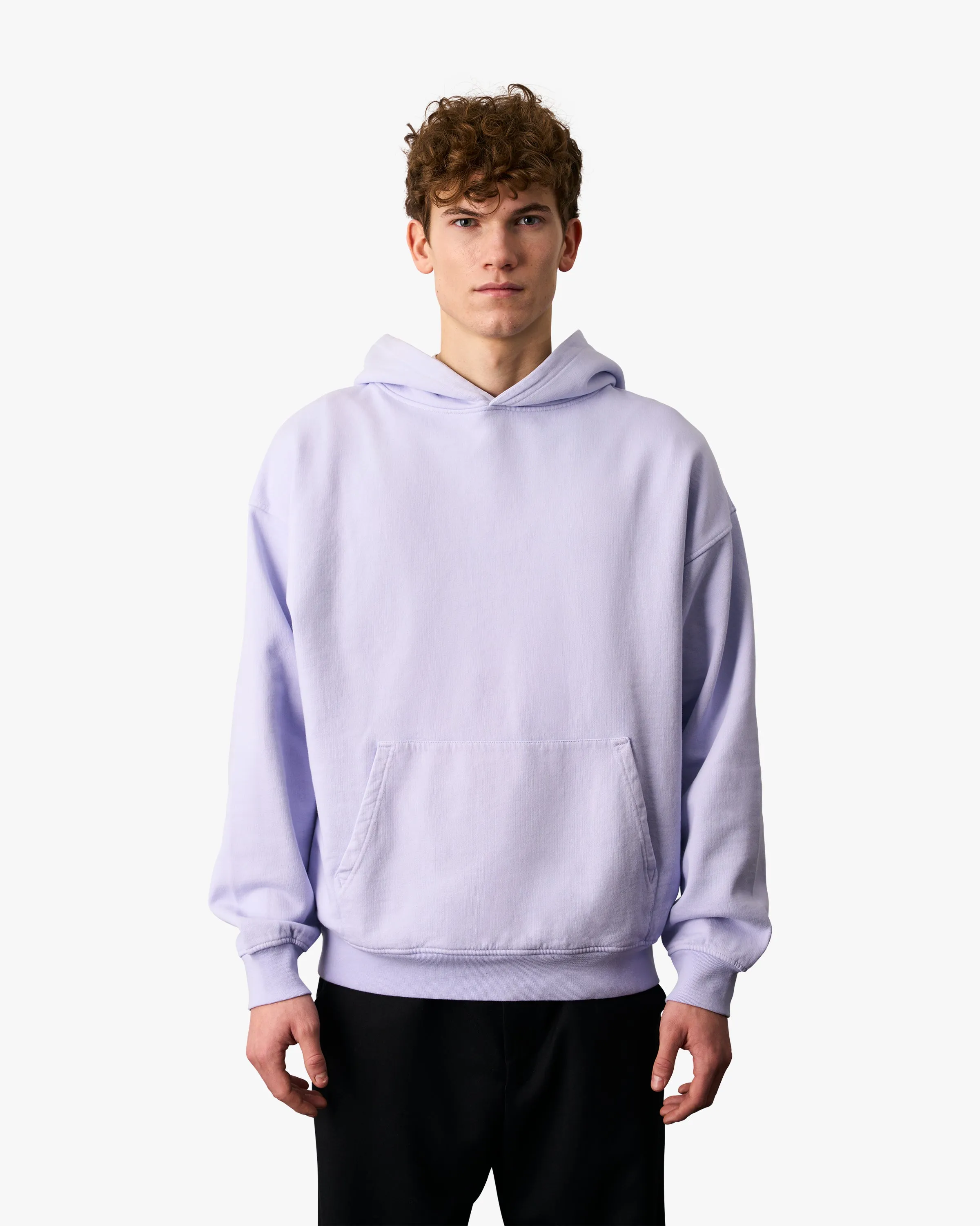 Organic Oversized Hood - Pine Green