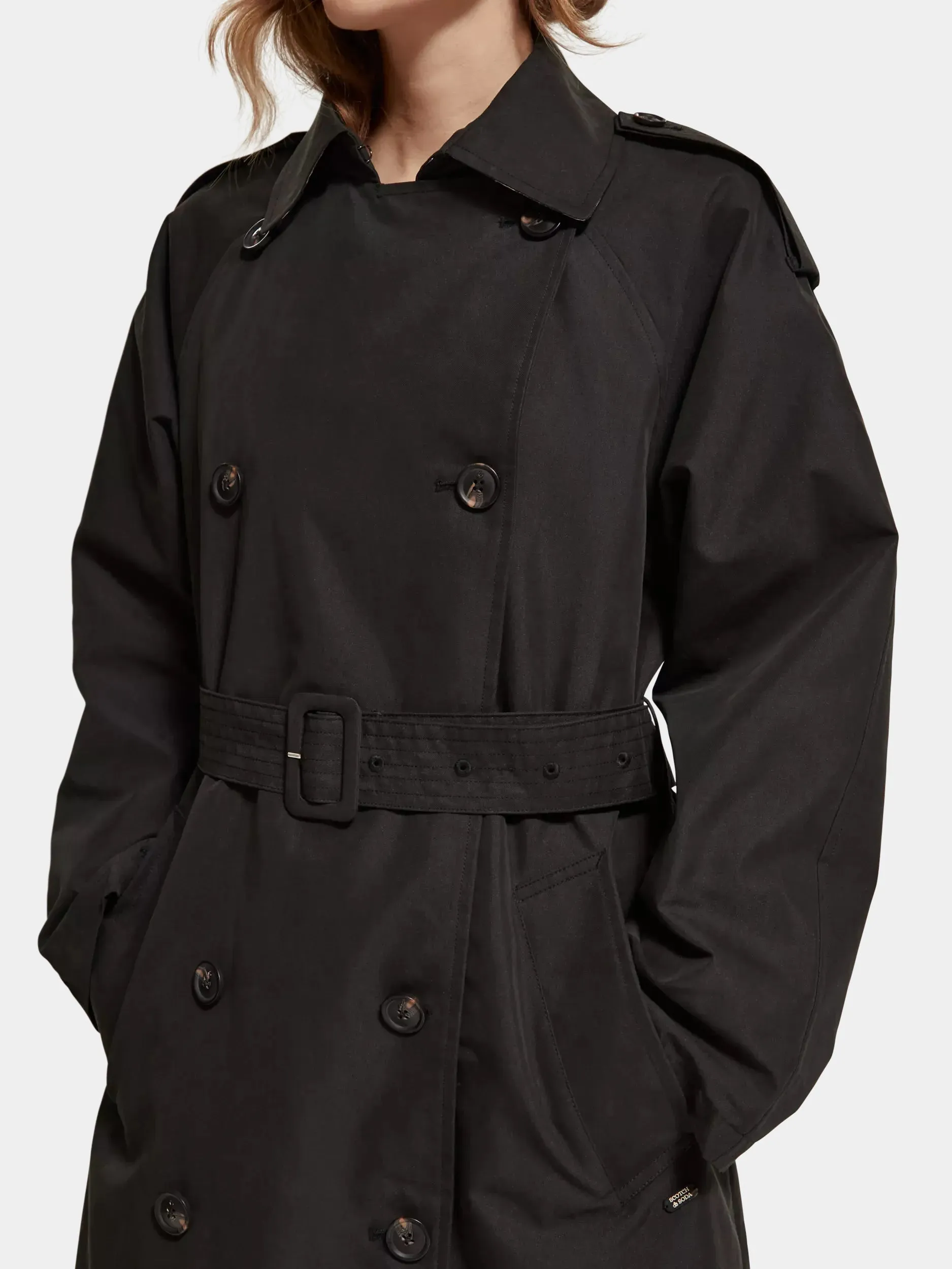 Oversized trench coat
