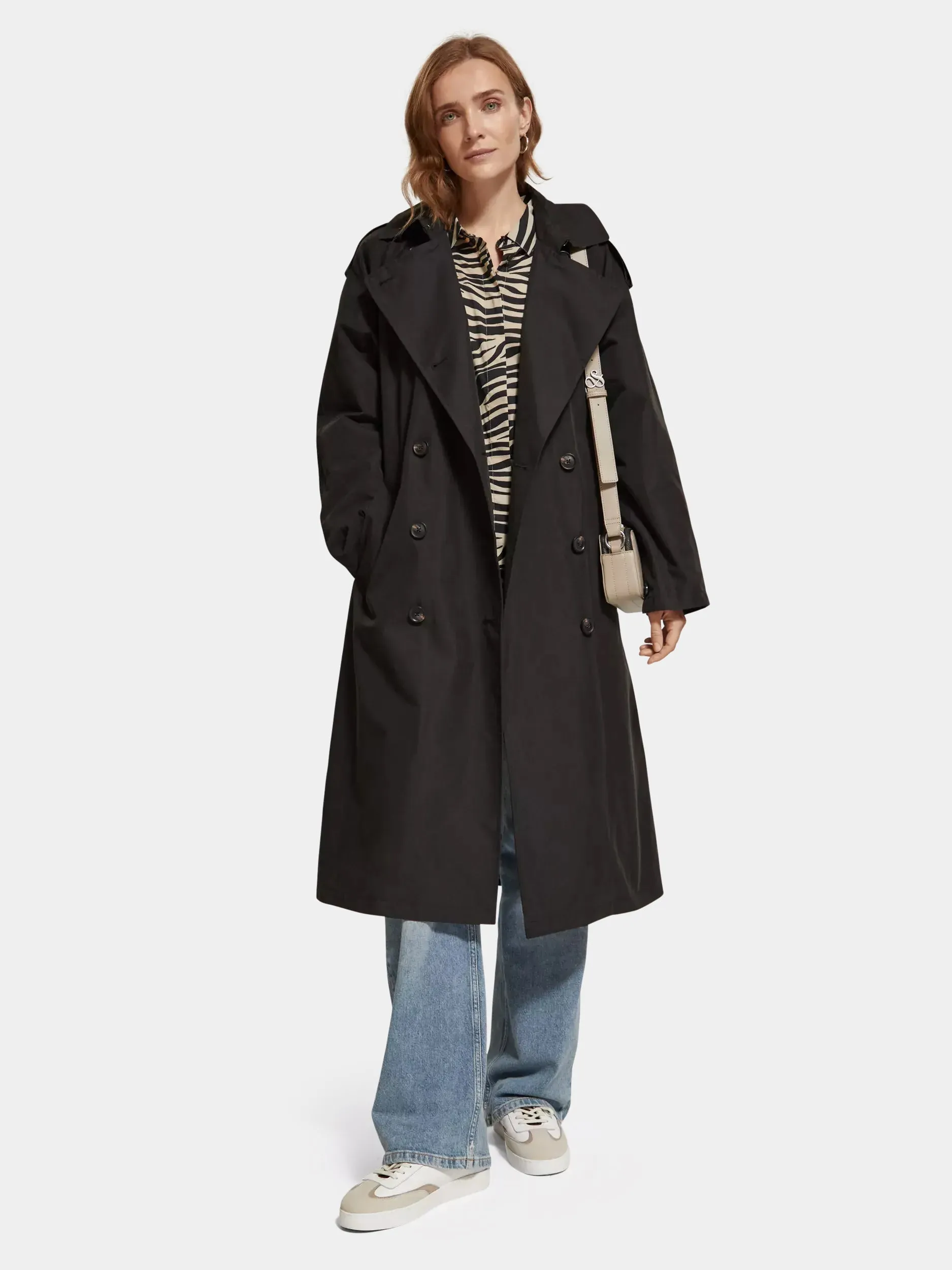 Oversized trench coat