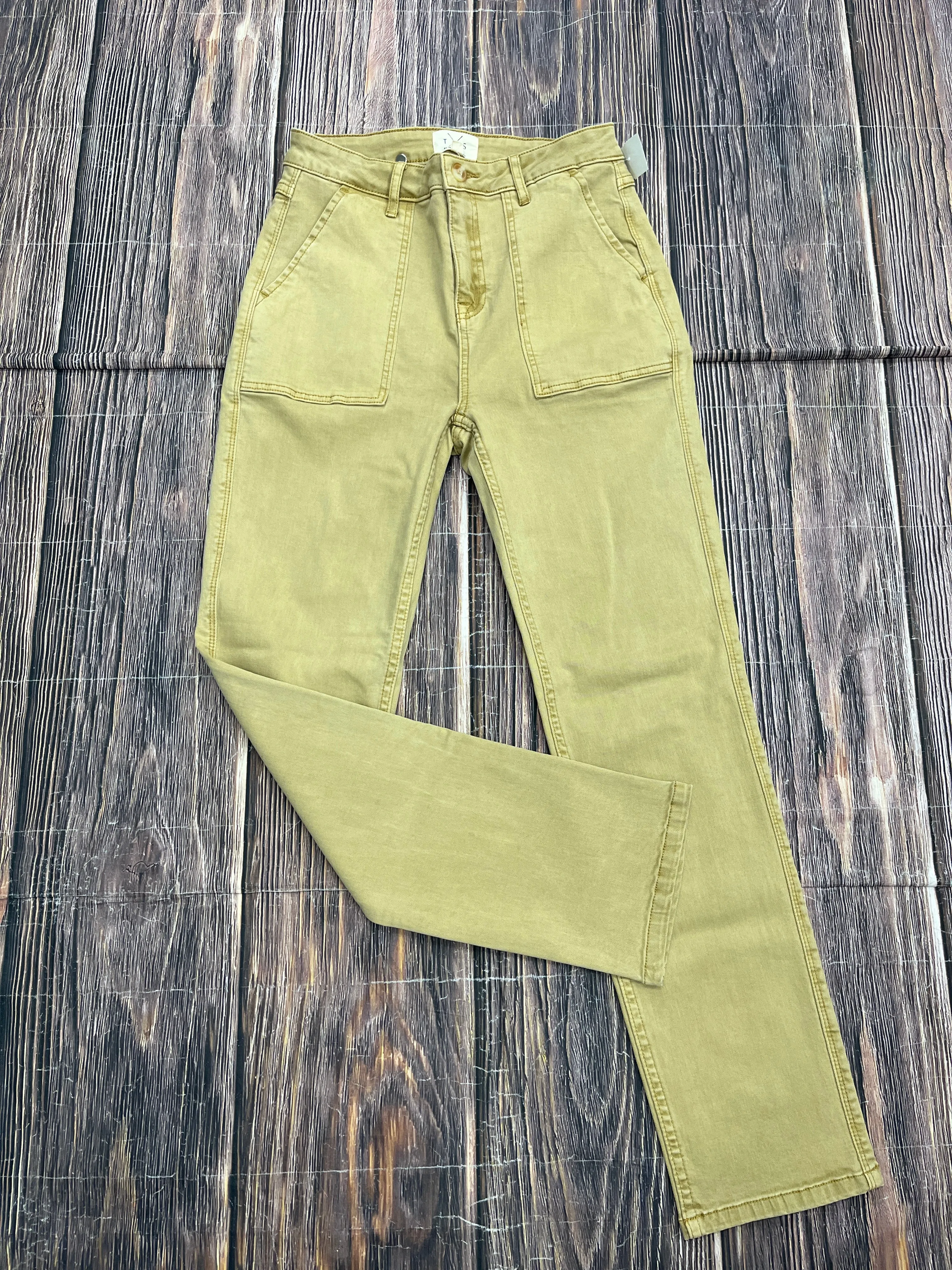 Pants Cargo & Utility By Thread And Supply In Tan, Size: S