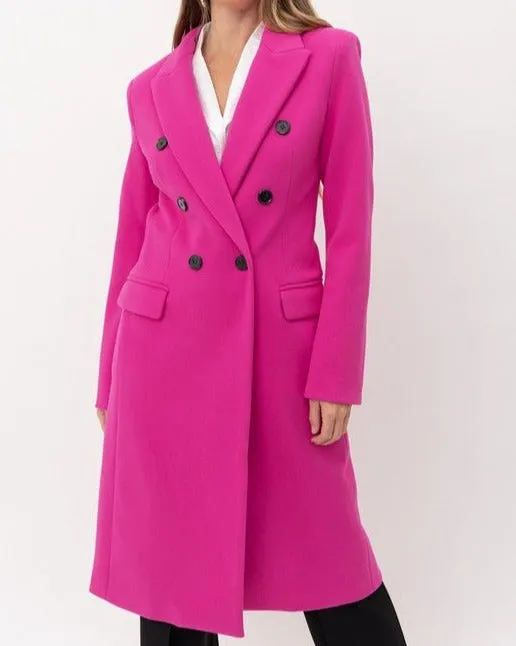 Pink Trench Coat