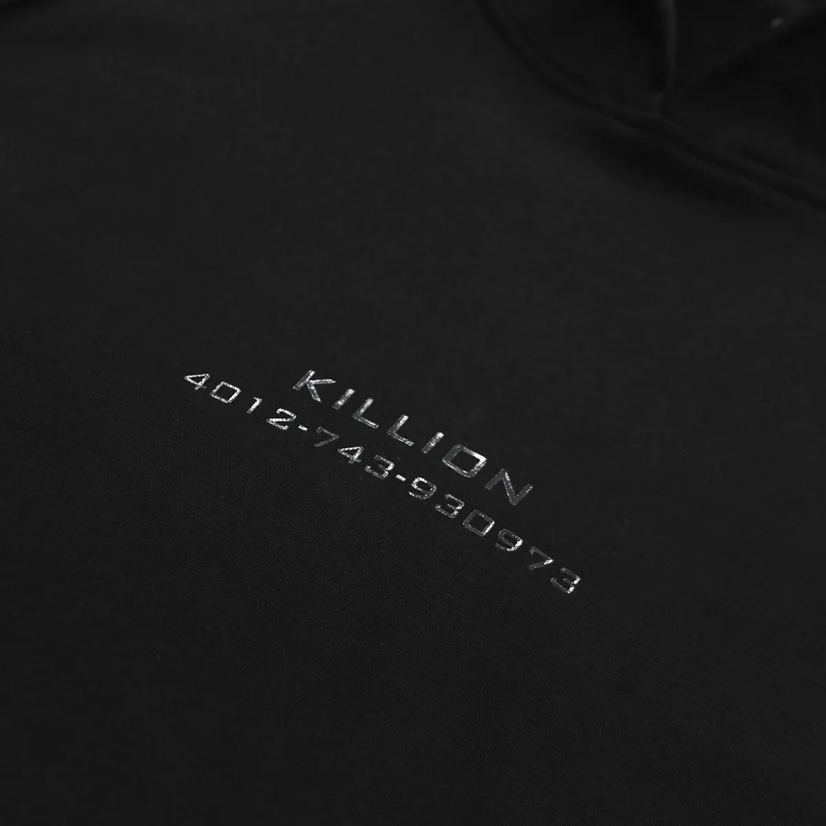 Piped Raglan Hoodie - Black