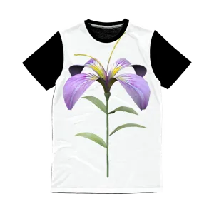 PurpleFlower2 Classic Sublimation Panel T-Shirt