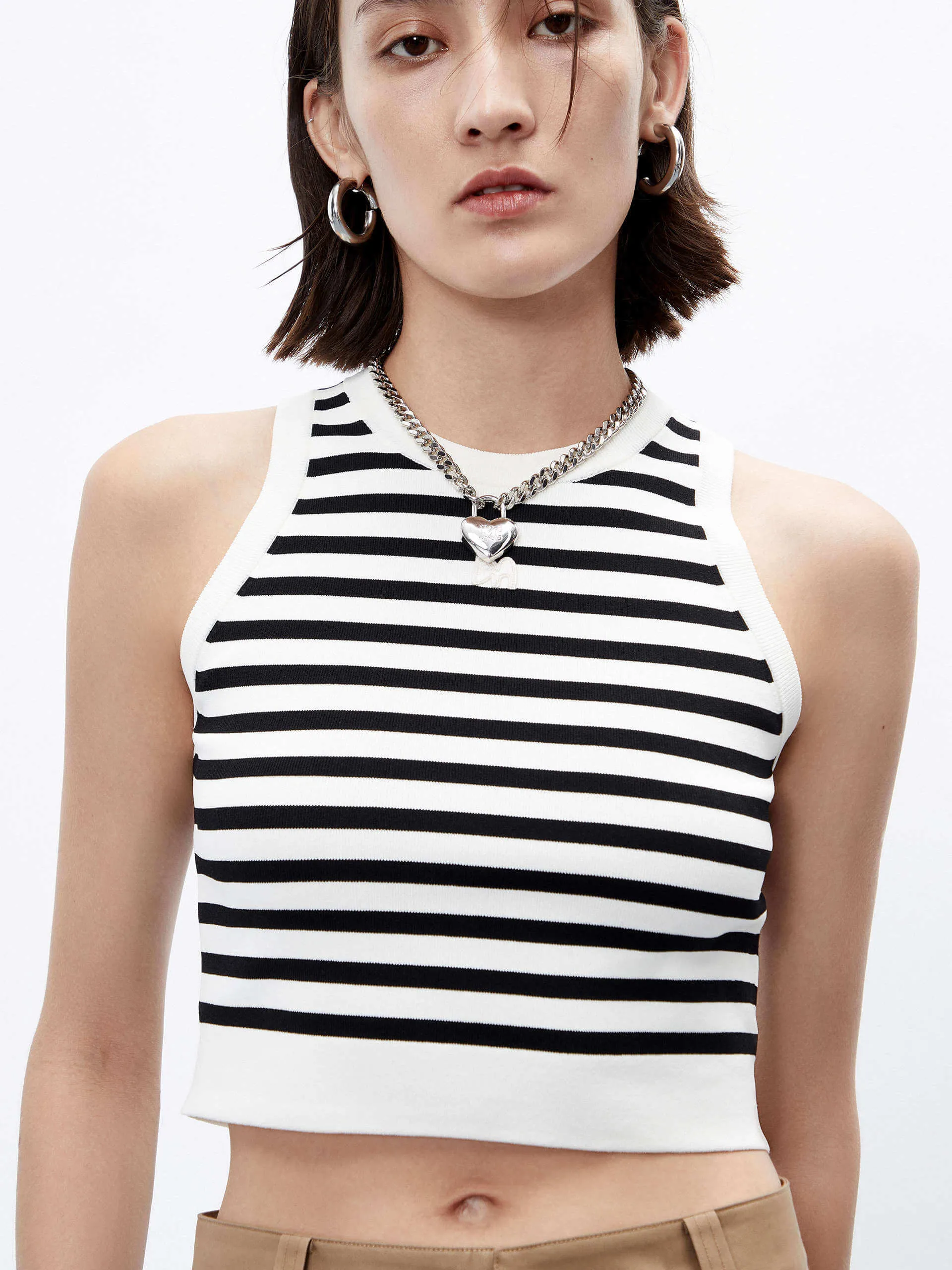 Ribbed Cropped Tank