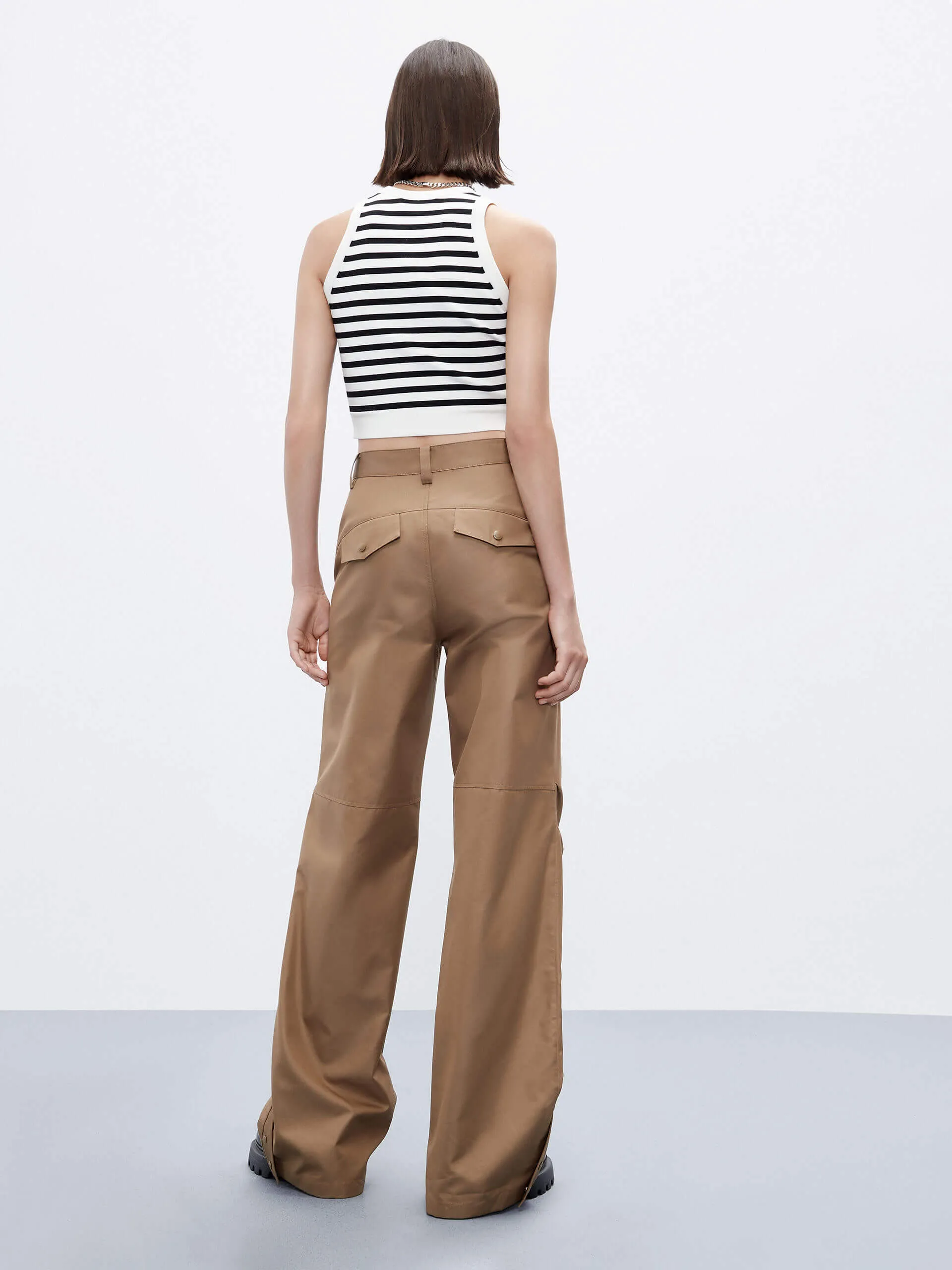 Ribbed Cropped Tank