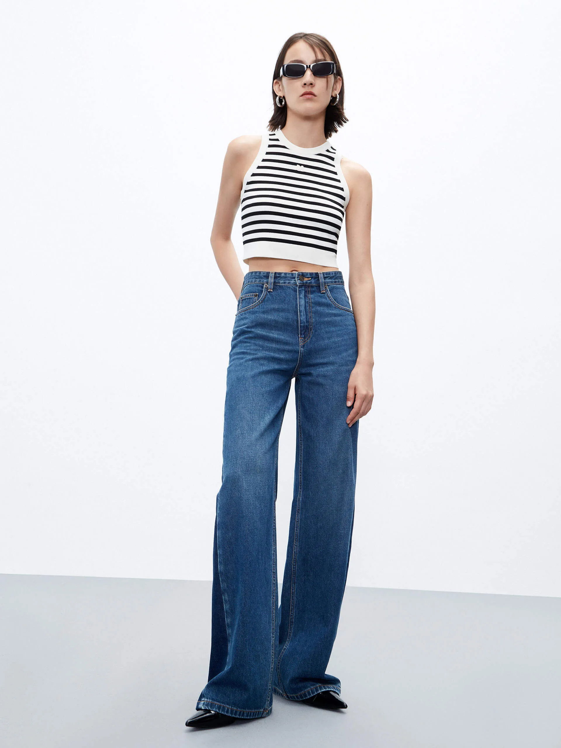 Ribbed Cropped Tank