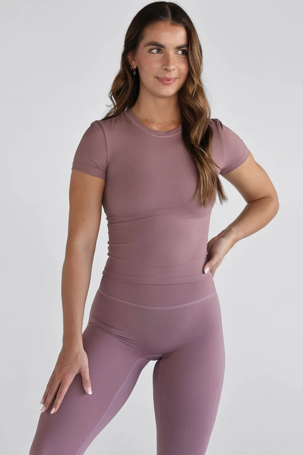 SCULPT Full Length Leggings - Mauve