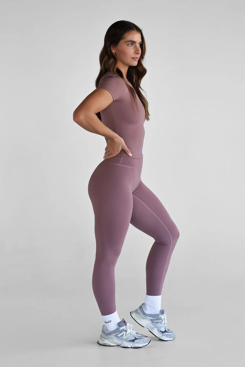 SCULPT Full Length Leggings - Mauve