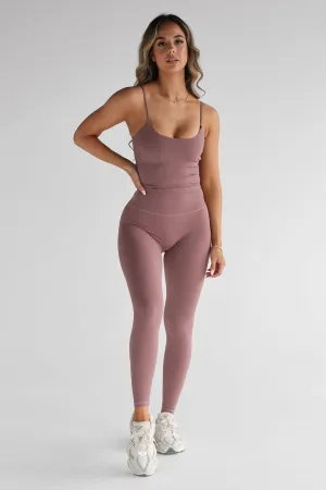 SCULPT Full Length Leggings - Mauve